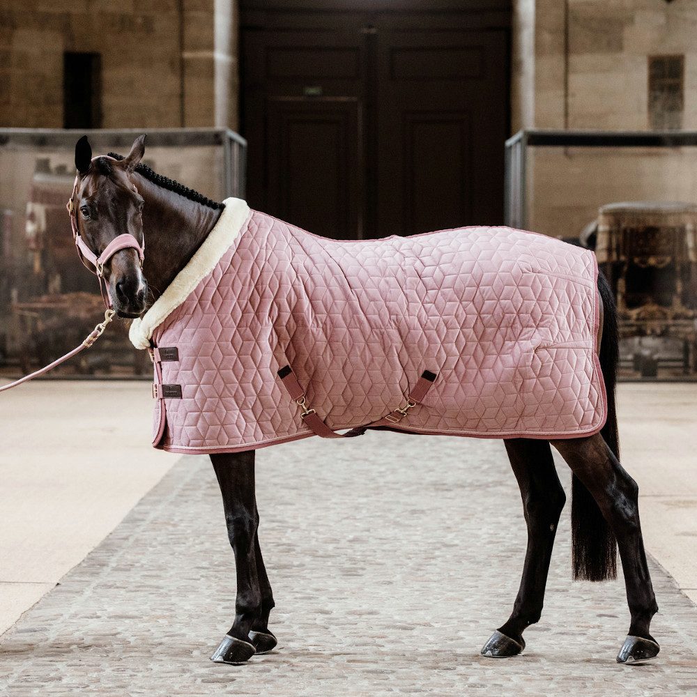 Kentucky Horsewear Pferde-Stalldecke Kentucky Horsewear Turnierdecke Samt 160g Tiny - Alt Rosa