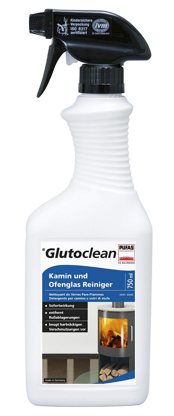 Glutoclean Glutoclean Kamin und Ofenglas Reiniger 750 ml Möbelreiniger