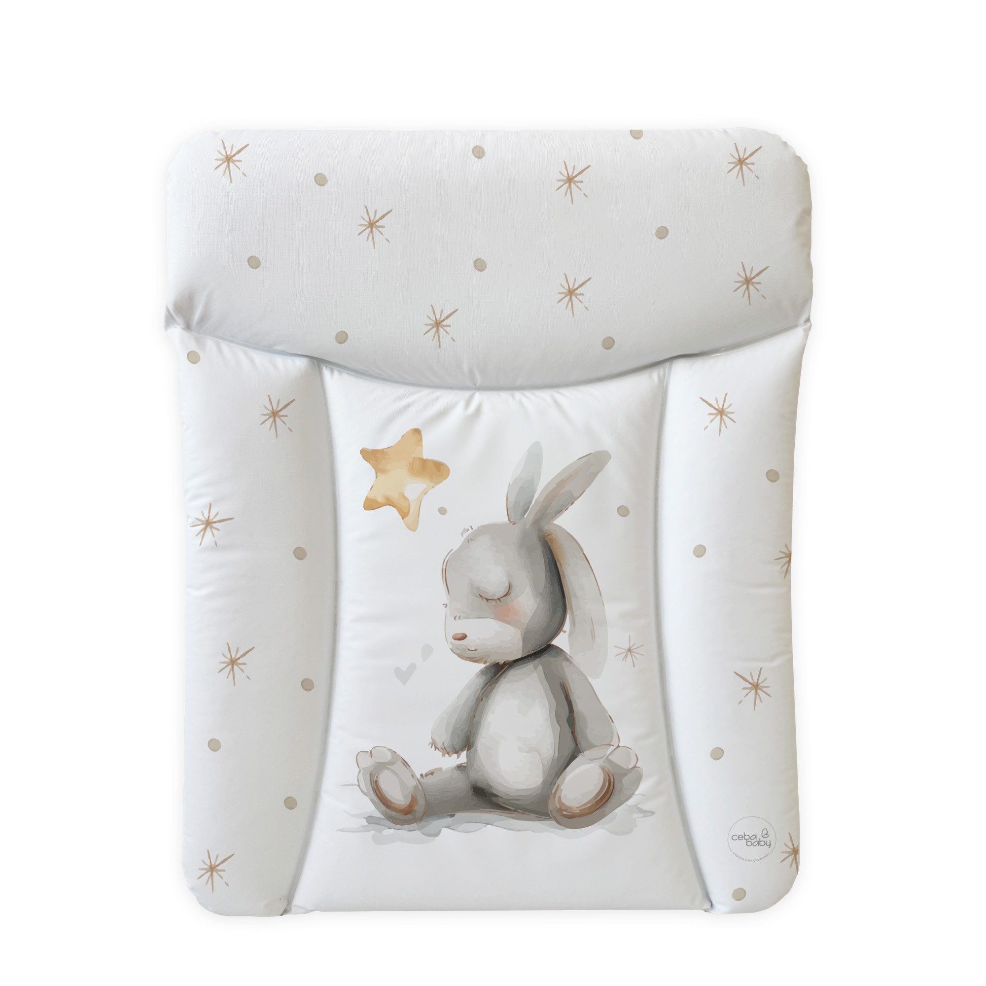 CEBA BABY Wickelauflage Weiche Wickeltischauflage 50 x 70 cm, 72 x 75 cm, 85 x 72 cm, Wickelauflage für Junge und Mädchen - Wasserdicht, abwaschbar