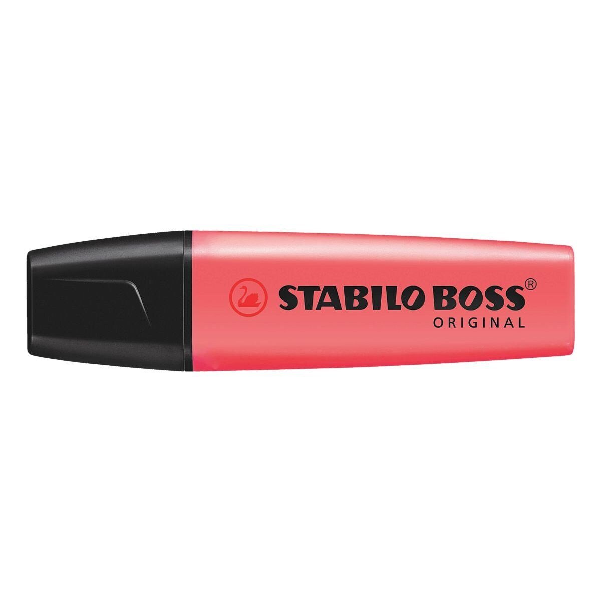 STABILO Marker BOSS® Original, (1-tlg), Textmarker, schnelltrockend rot