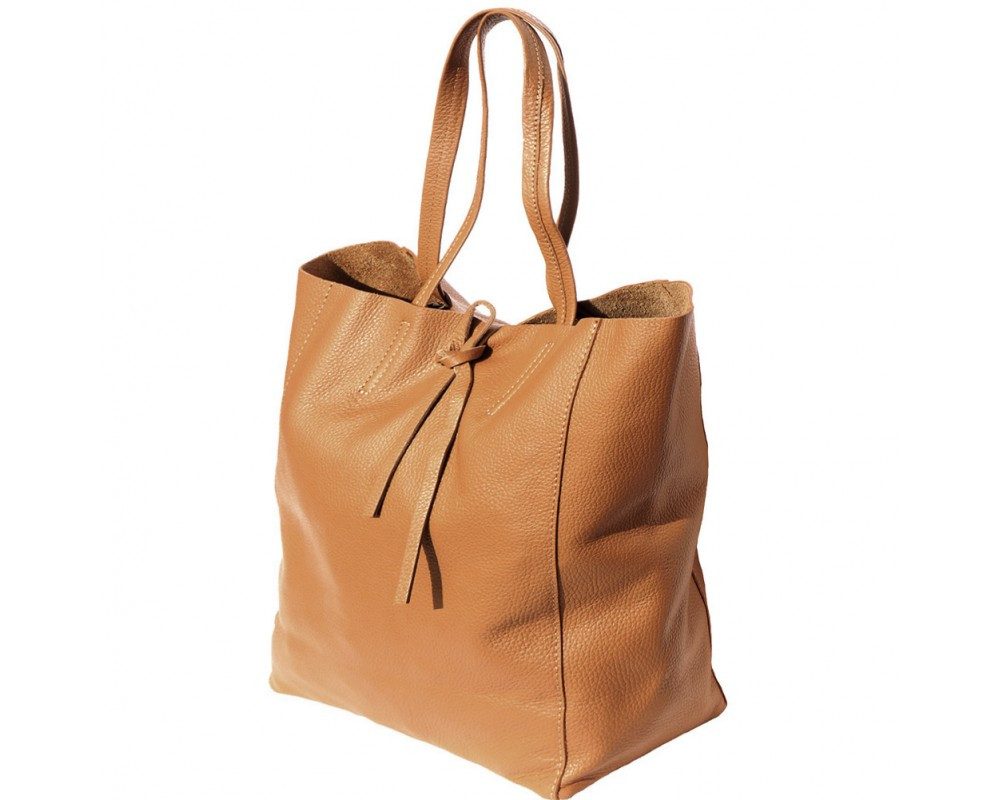 FLORENZ Schultertasche BABILA TOTE-BAG, SCHULTERTASCHE - BEUTELTASCHE GRÖSSE L - ECHTLEDER, Made in Italy