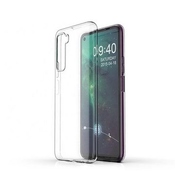 CoverKingz Handyhülle Huawei P40 Lite 5G Handyhülle Silikon Cover Case Tasche Transparent