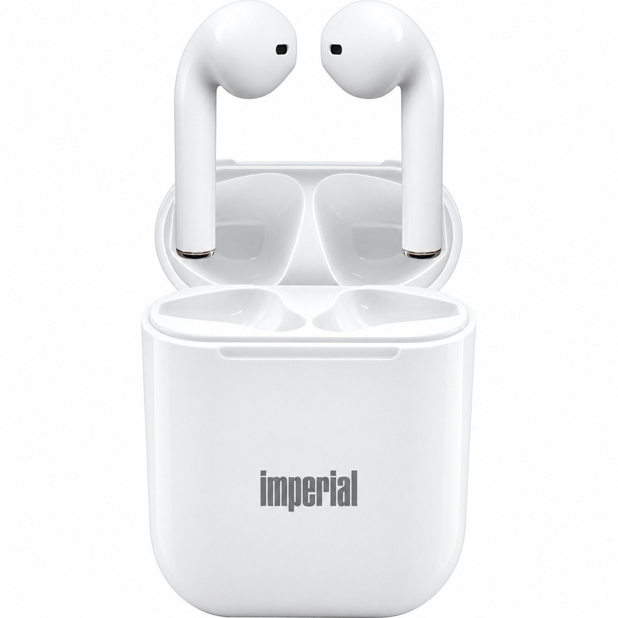 IMPERIAL bluTC TWS Kopfhörer Bluetooth Kabellos Earbuds In-Ear Headset Bluetooth-Kopfhörer (für Handy Smartphone Wireless Kopfhörer Stereo Ohrhörer TWS)