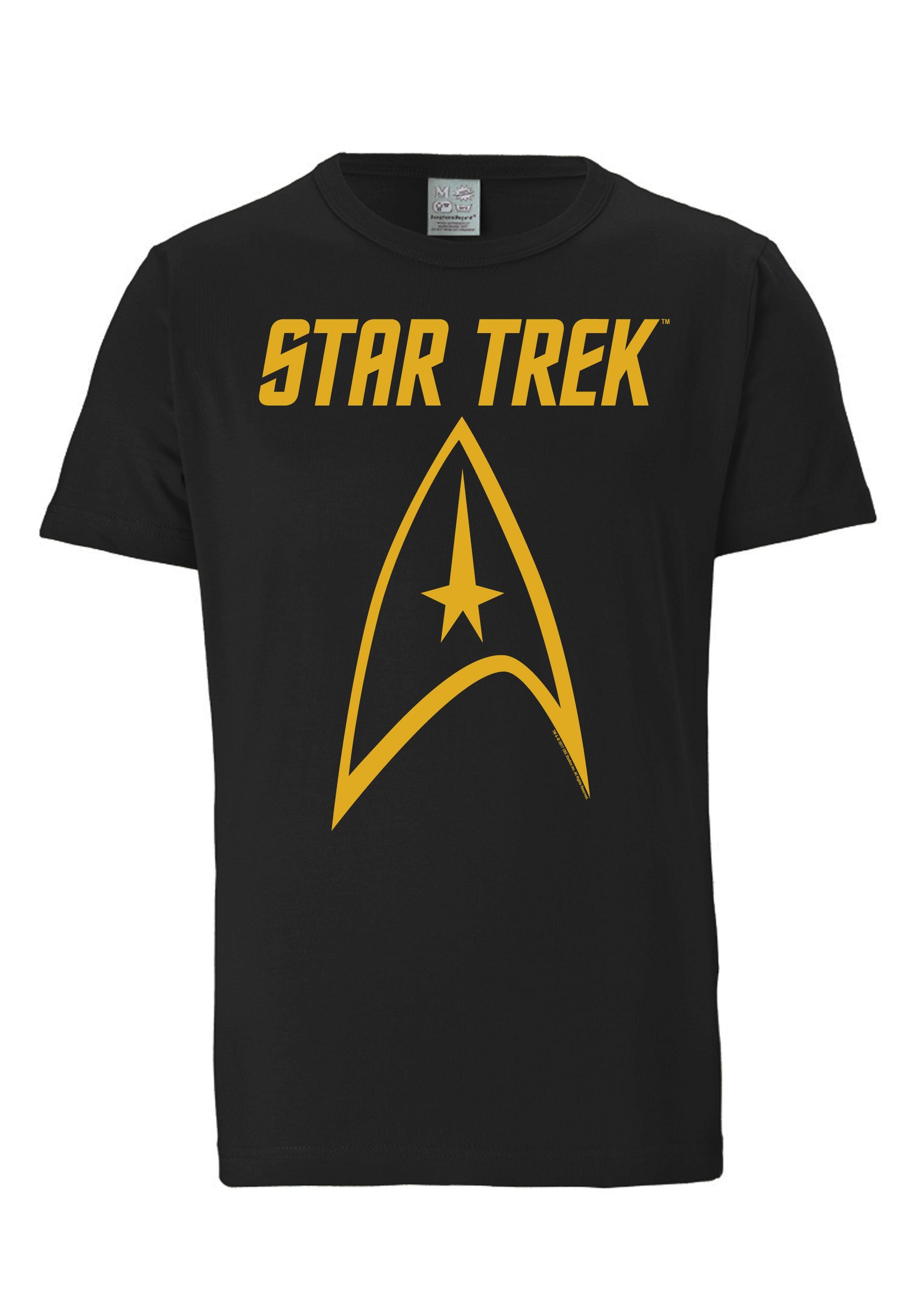 Star Trek Trek-Logo Logo T-Shirt Star mit LOGOSHIRT