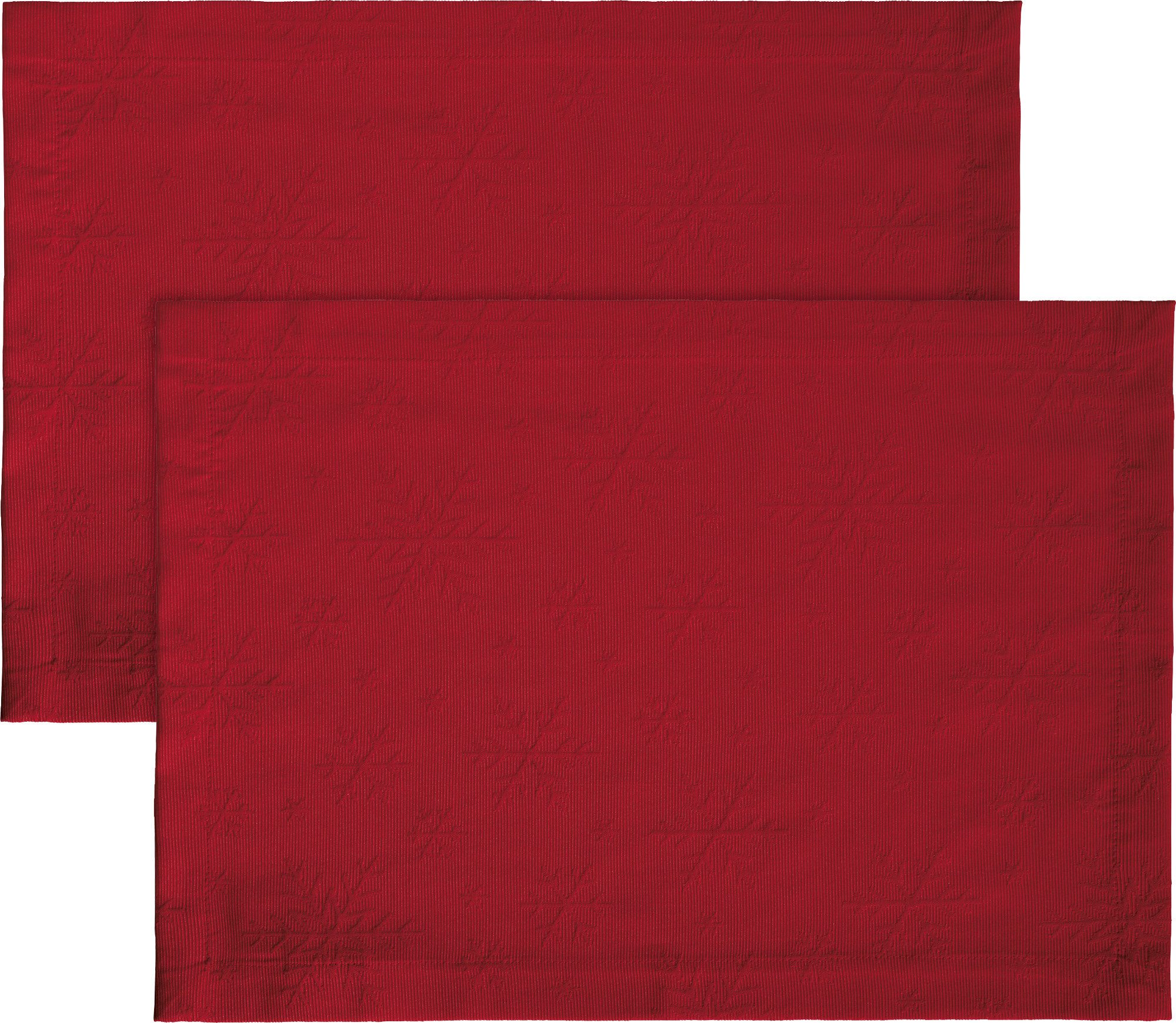 REDBEST Platzset Tischset "Snowflake" 2er-Pack, bügelleicht Uni günstig online kaufen