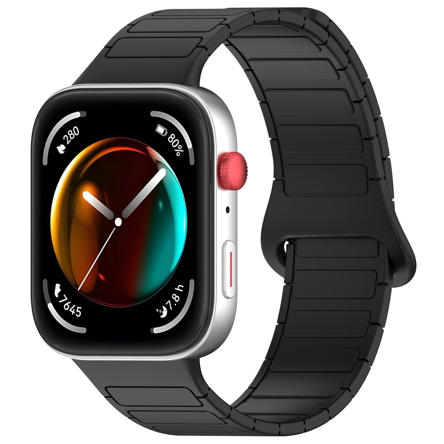 Wigento Smartwatch-Armband Für Huawei Watch Fit 4 / 4 Pro / 3 Two Color Sil günstig online kaufen