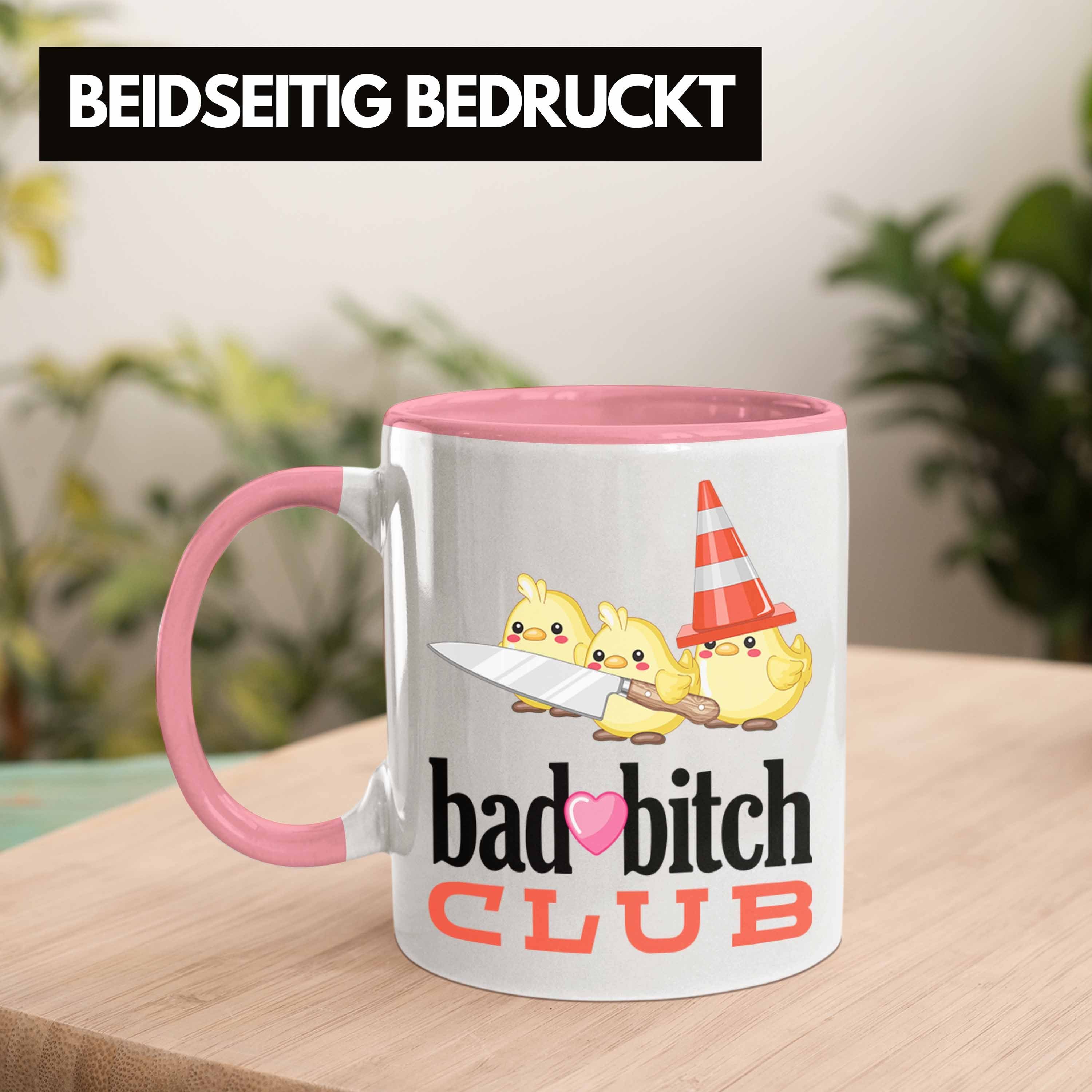 Trendation Bit** Ju Bad Frauen - Lustige Tasse Trendation Tasse Club für Rosa Geschenk Tasse