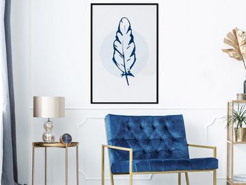 Artgeist Poster Blue Feather