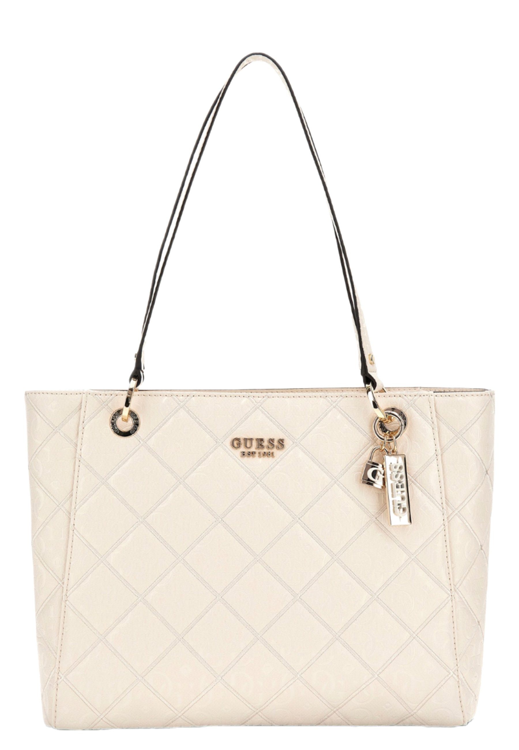 Guess Schultertasche Caddie Noel Tote stone