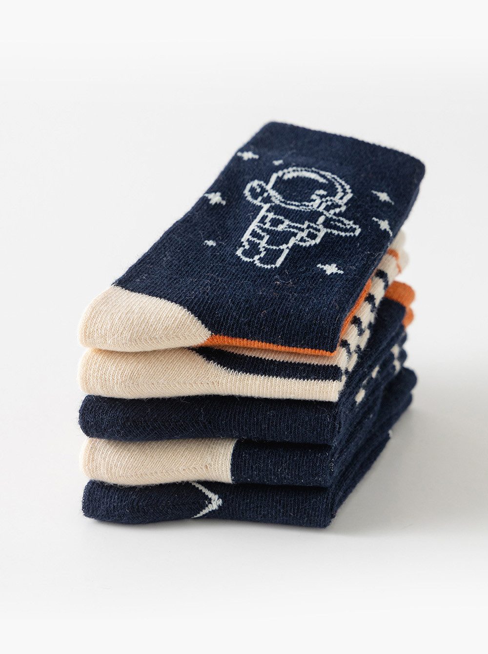 axy Socken axy Kinder Jungen Socken 5 Paar Multipack (Set, 5er-Pack, 5 Paar) Junge Geschenke Bunte Weich Neuheit Kindersocken – Bild 3 von 5