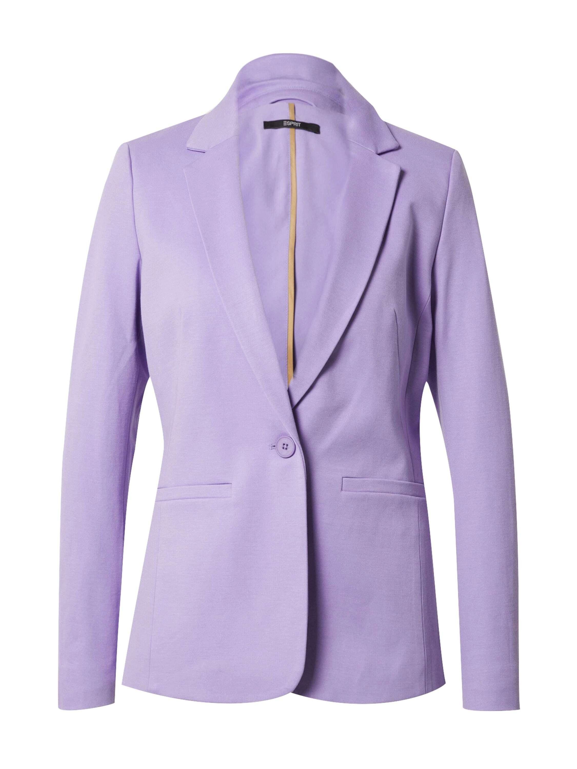Esprit Kurzblazer Punto di Roma (1-tlg) Plain/ohne Details
