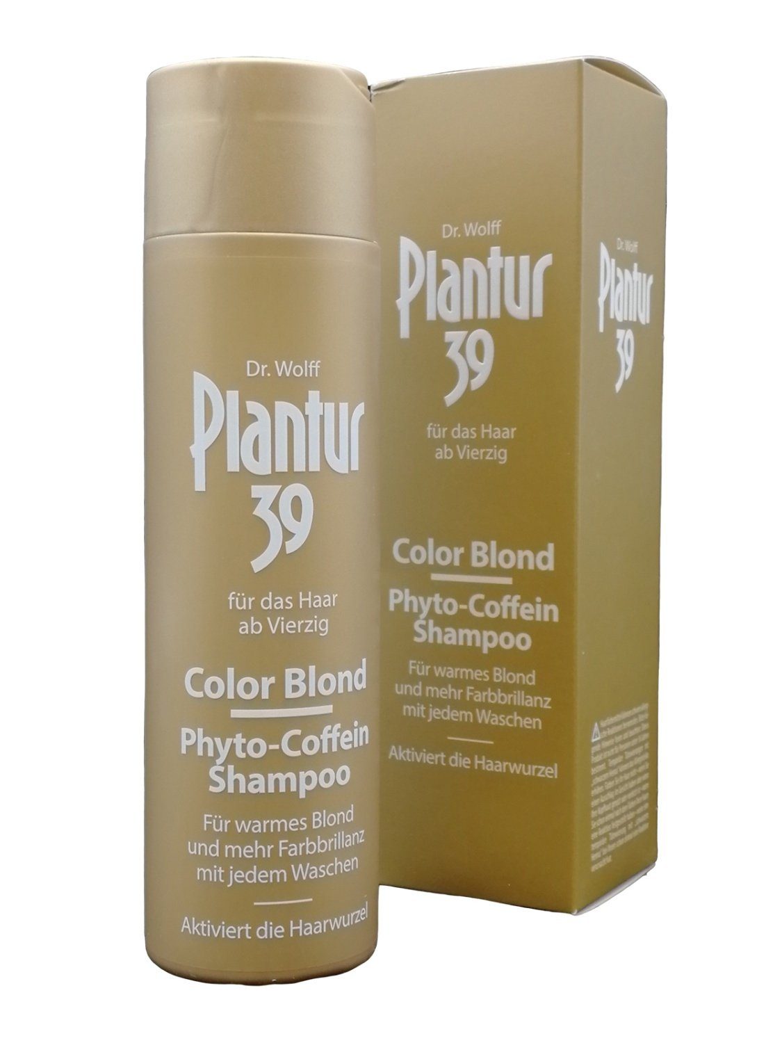 Dr. Kurt Wolff GmbH & Co. KG Haarshampoo PLANTUR 39 Color Blond  Phyto-Coffein-Shampoo, 250 ml