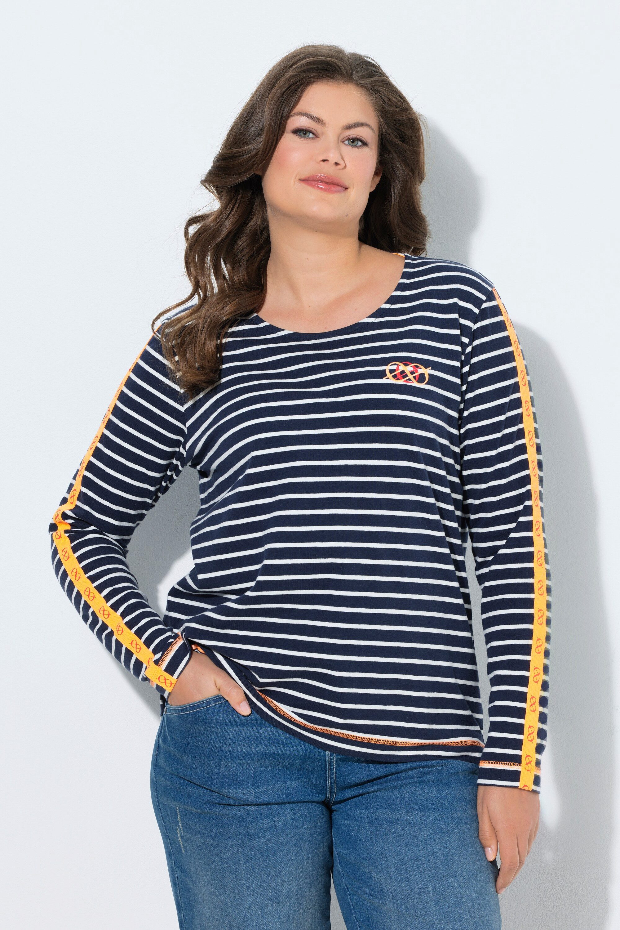 Laurasøn Longsleeve Ringelshirt Rundhals Langarm günstig online kaufen