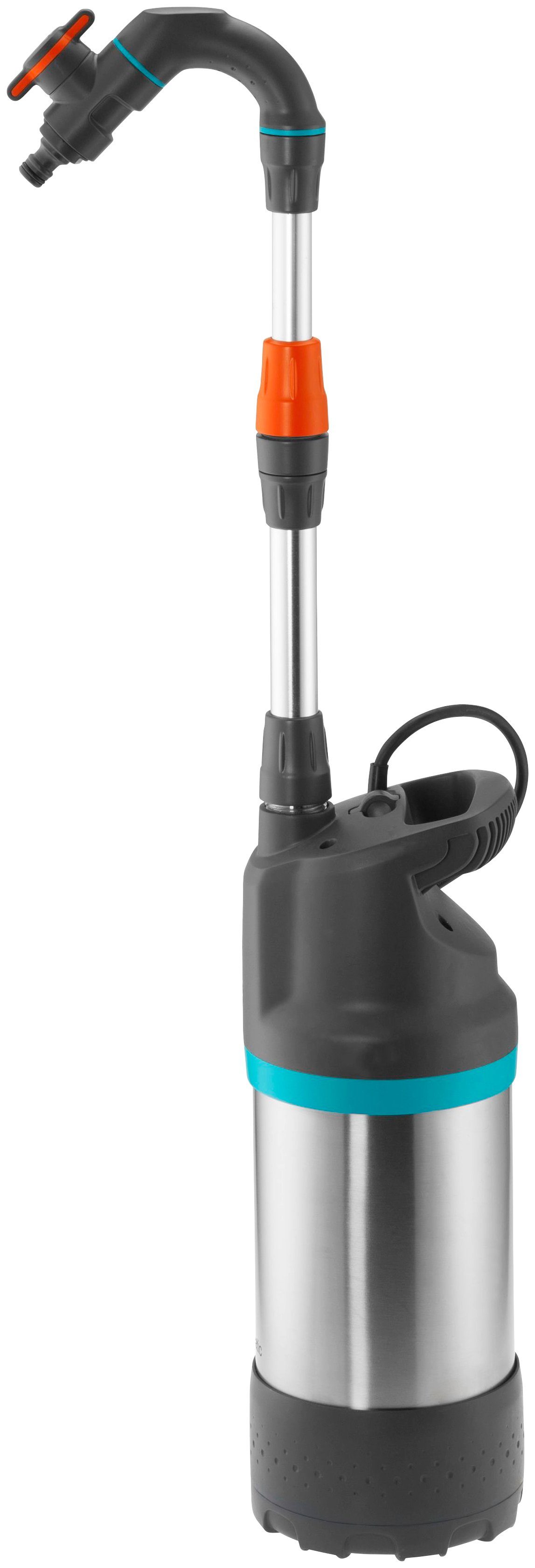 GARDENA Regenfasspumpe 4700/2 inox automatic, 1766-20, 4700 l/h max. Fördermenge