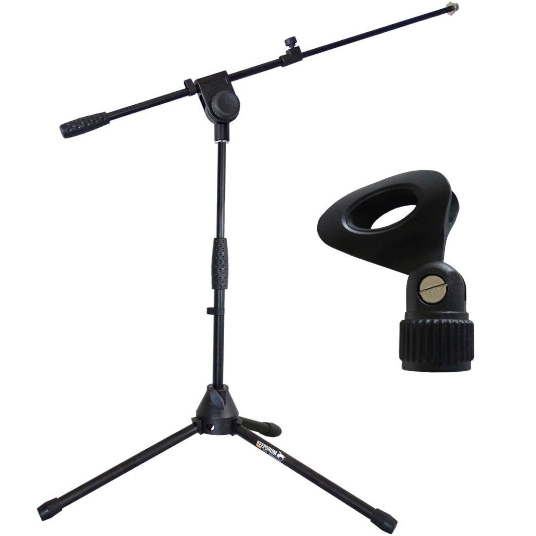Mikrofonständer keepdrum Mikrofonstativ PRO mit Mikrofonklammer