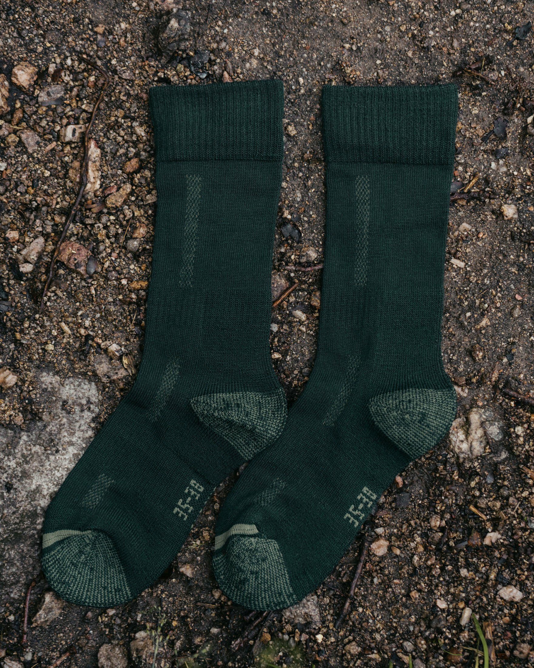 Socks SNOCKS garantiert Hiking mit & Grün Merinowolle, Wandersocken keine Schweißfüße Damen 03 für Herren (1-Paar)