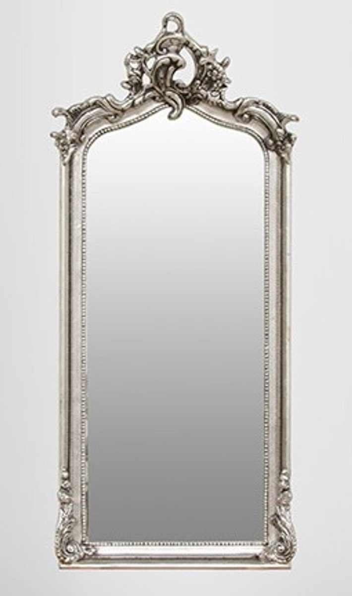 Casa Padrino Barockspiegel Barock Spiegel Silber 115 x 48 cm