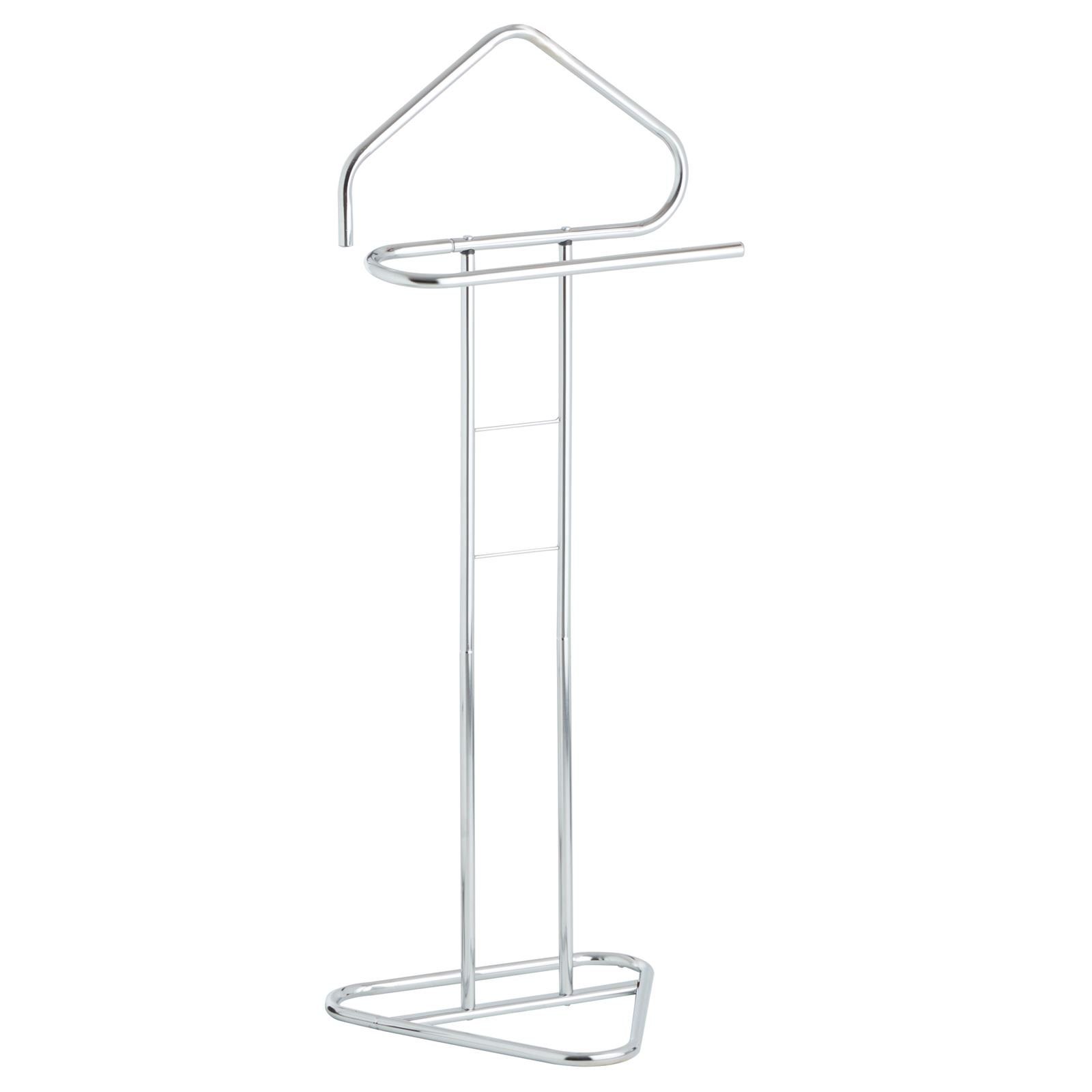 CLP Herrendiener Navan Mit Hosenstange Und Kleiderbügel I Unisex Kleiderbutler Metall Holz I Stummer Diener In 4 Farben Erhaeltlich