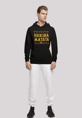 F4NT4STIC Kapuzenpullover König der Löwen Hakuna Matata Print