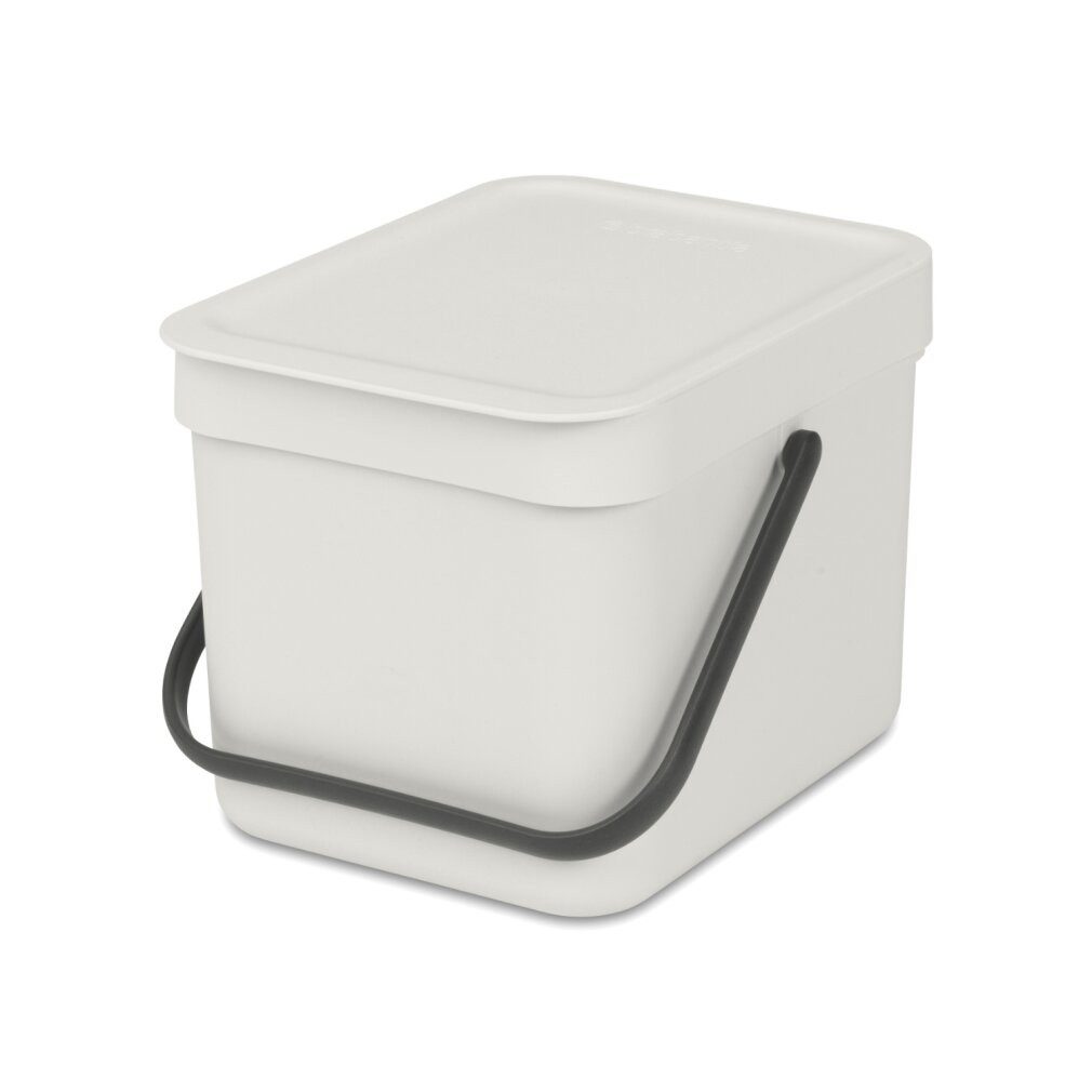 Brabantia Mülltrennsystem Sort & Go Abfallbehäl. Light Grey 6 L