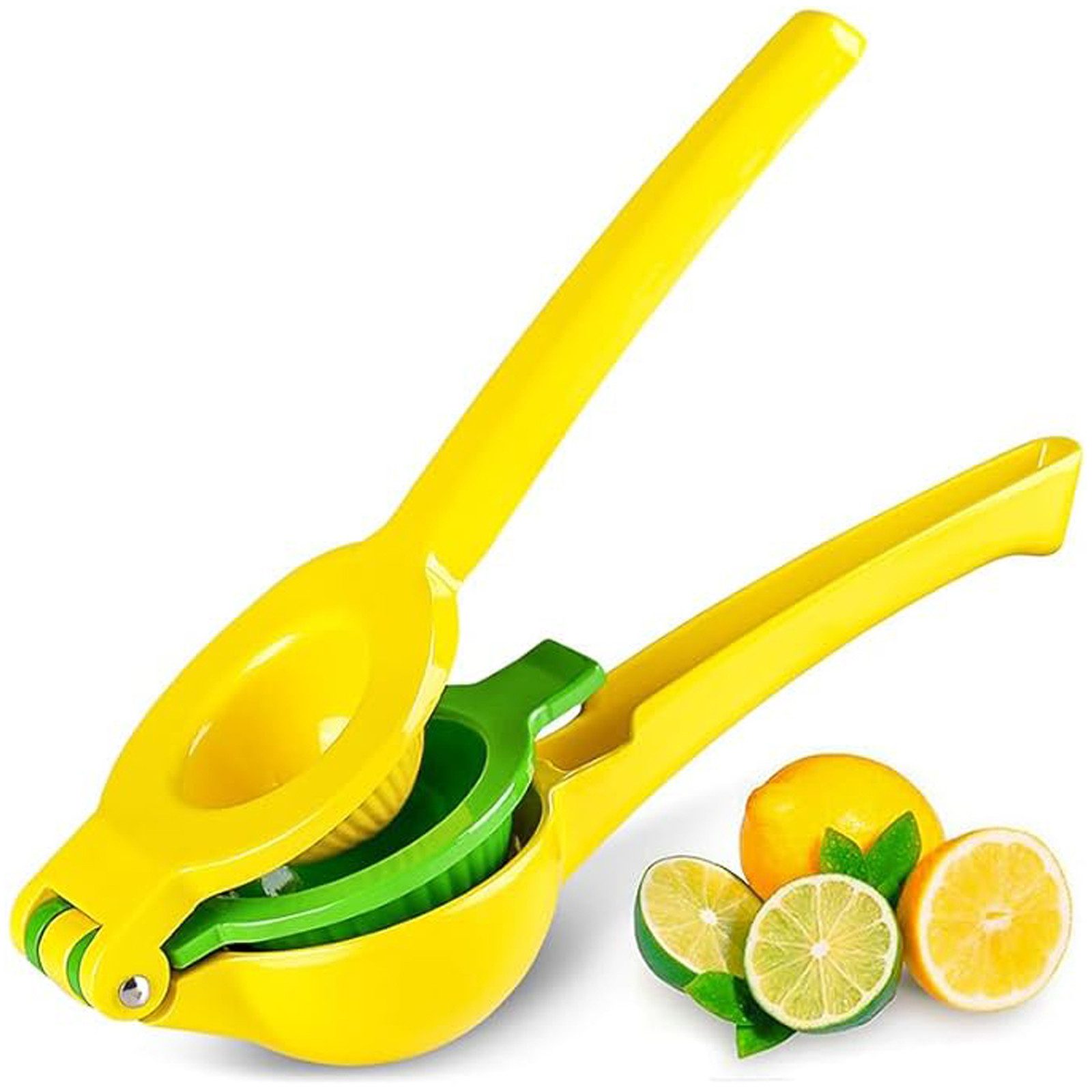 STILVORA 2in1 Zitruspresse Manuelle Obstpresse Saftpresse aus Aluminiumlegierung für Obst,Zitrone, Manueller Entsafter Fruchtpresse Extrahieren von Fruchtfleisch Säften