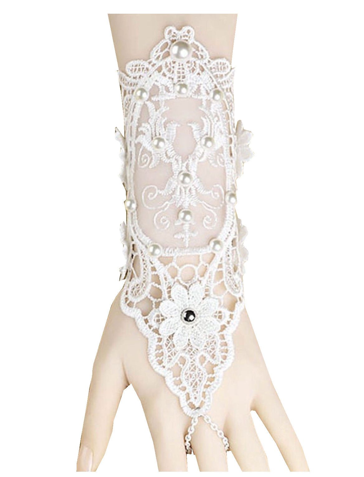 Atixo Armband Braut Handschmuck mit Spitze günstig online kaufen