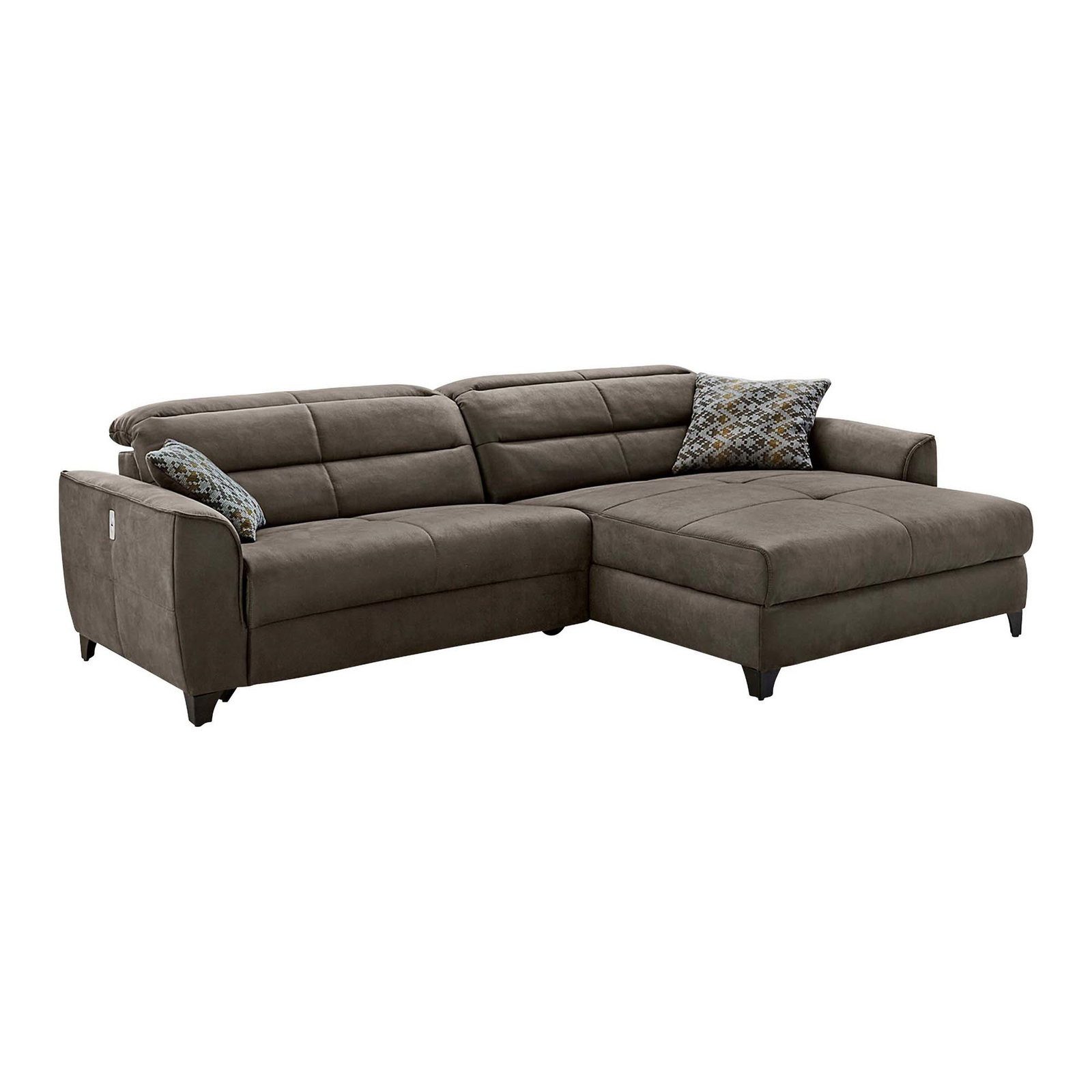 Jockenhöfer Gruppe Sofa DOUBLE-ONE, mit verstellbarer Rückenlehne, mit Kopfteilverstellung