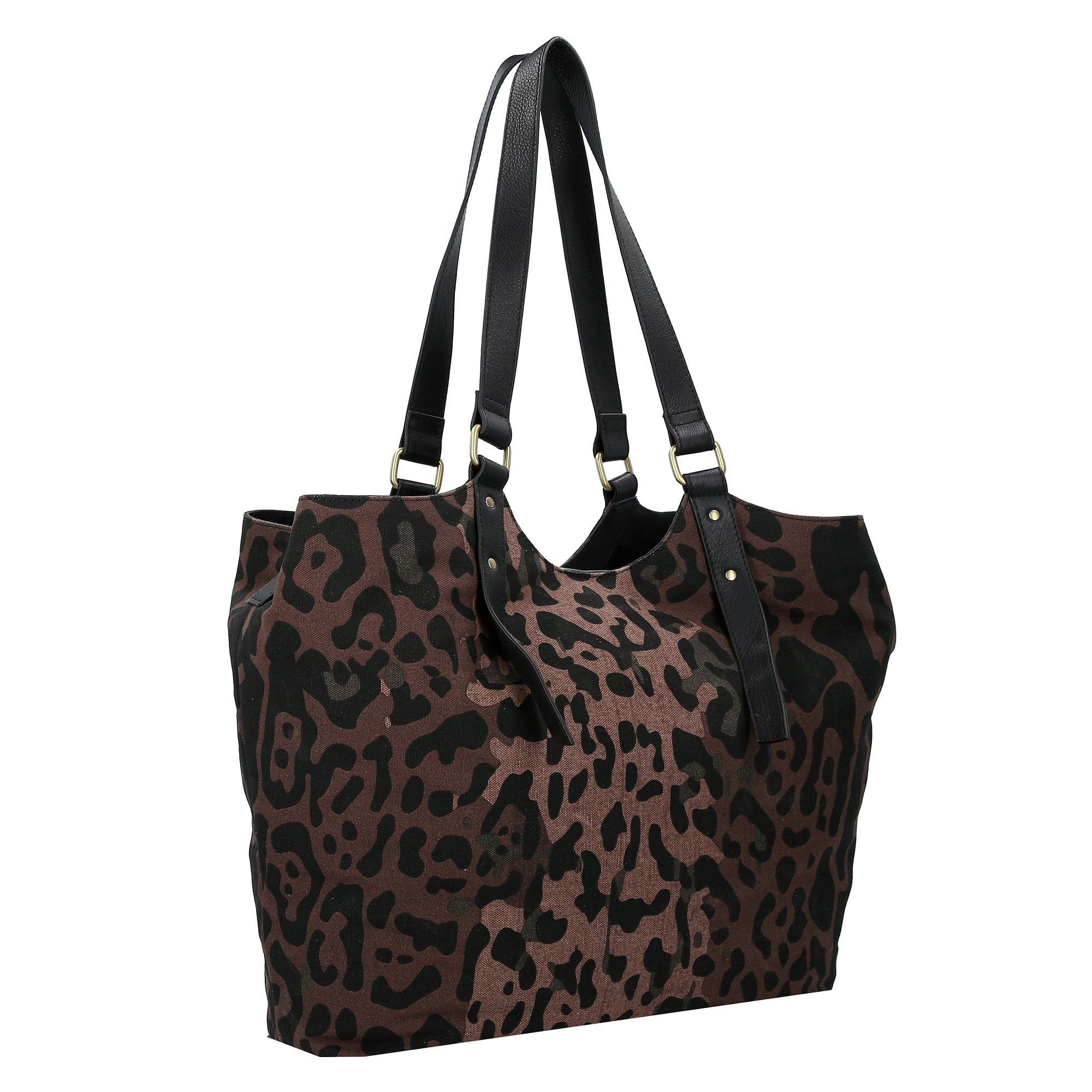 Cowboysbag Shopper Leopard chic, Canvas