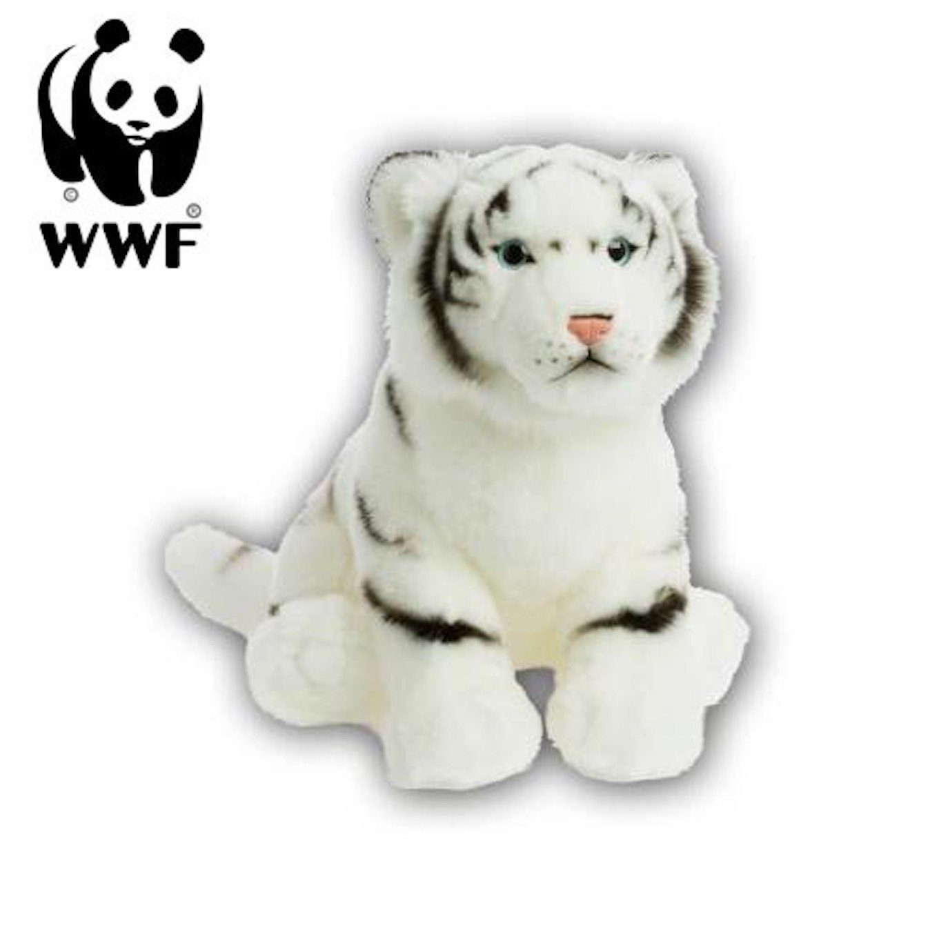 WWF Kuscheltier Plüschtier Weißer Tiger (30cm), sitzend