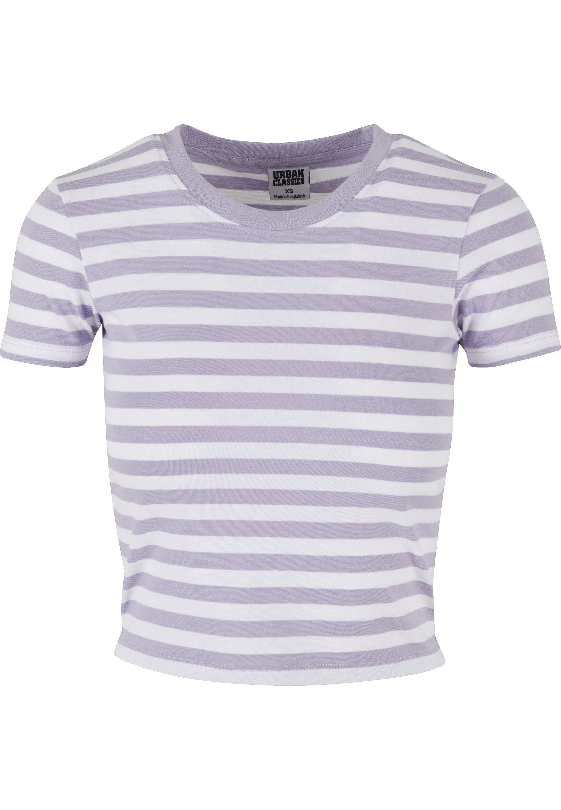 URBAN CLASSICS T-Shirt Urban Classics Damen Ladies Short Striped Tee (1-tlg)
