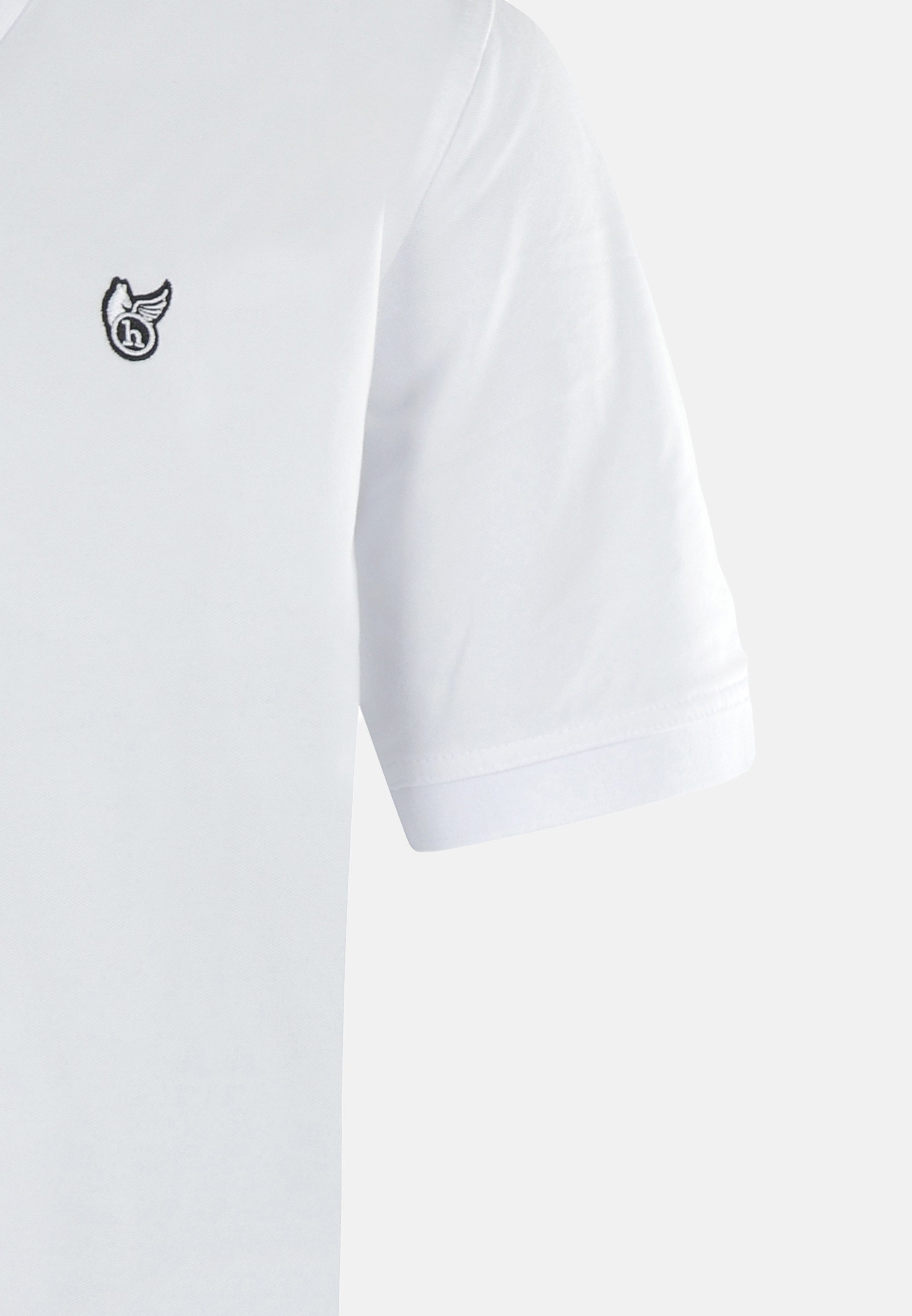 Hajo Poloshirt Pique (1-tlg) Poloshirt - Baumwolle - Atmungsaktiv - Elastische Armabschlüsse