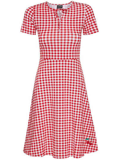 Pussy Deluxe A-Linien-Kleid »Back to 1955 Red Plaid«