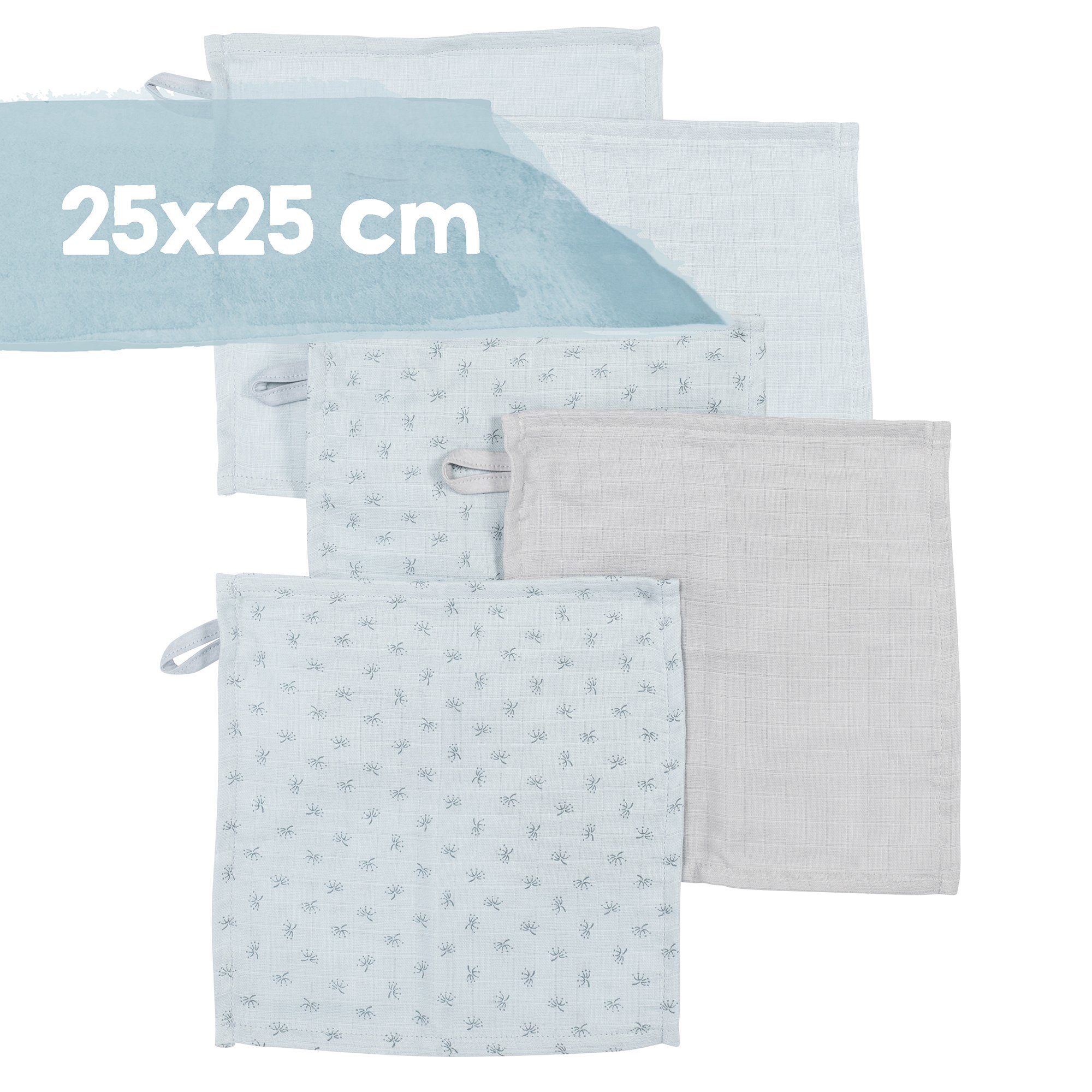 roba® Neugeborenen-Geschenkset Lil Planet Handtuch, Waschlappen, Schmusetuch & Decke