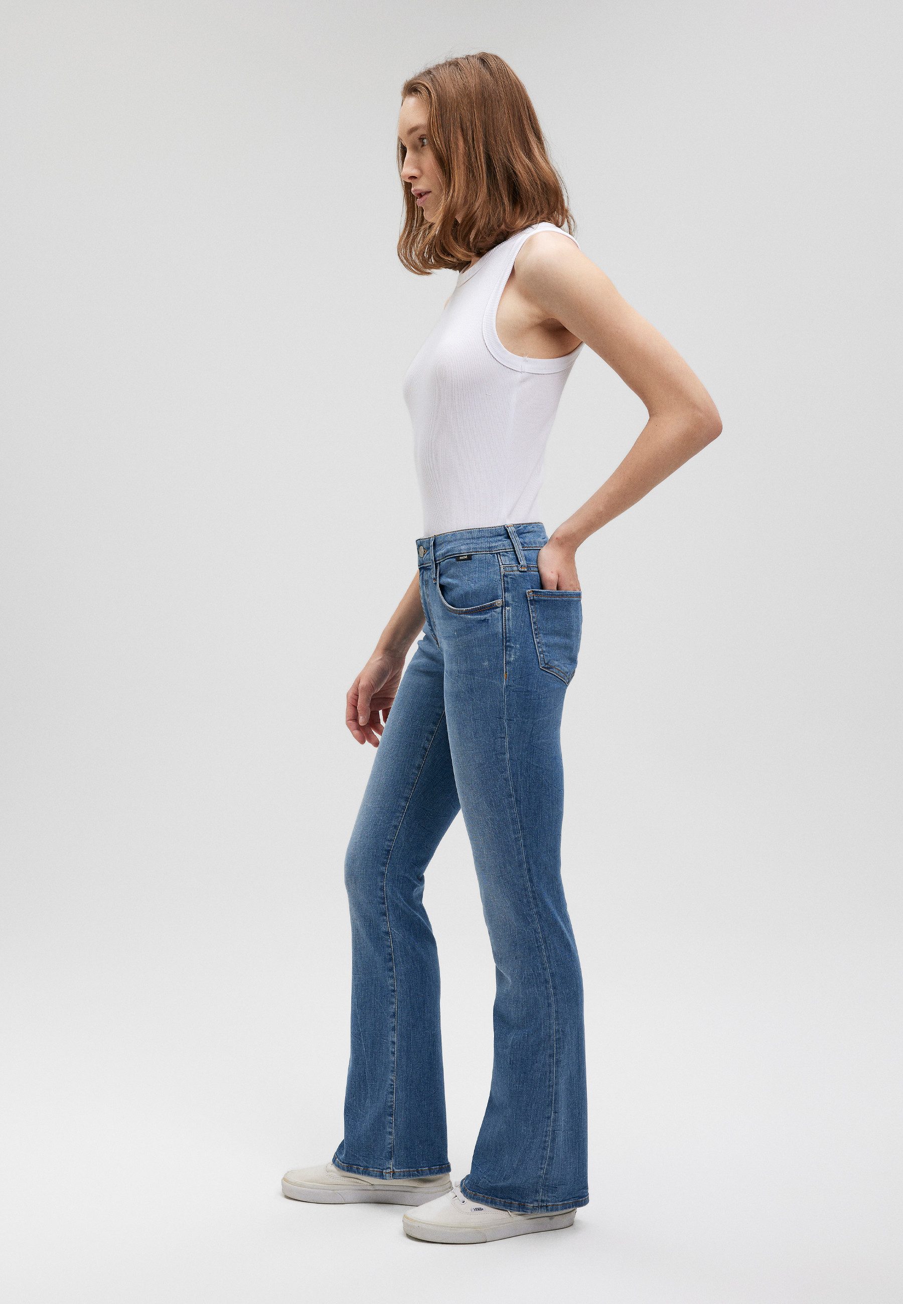 Mavi Bootcut-Jeans BELLA MID-RISE Bootcut Jeans günstig online kaufen