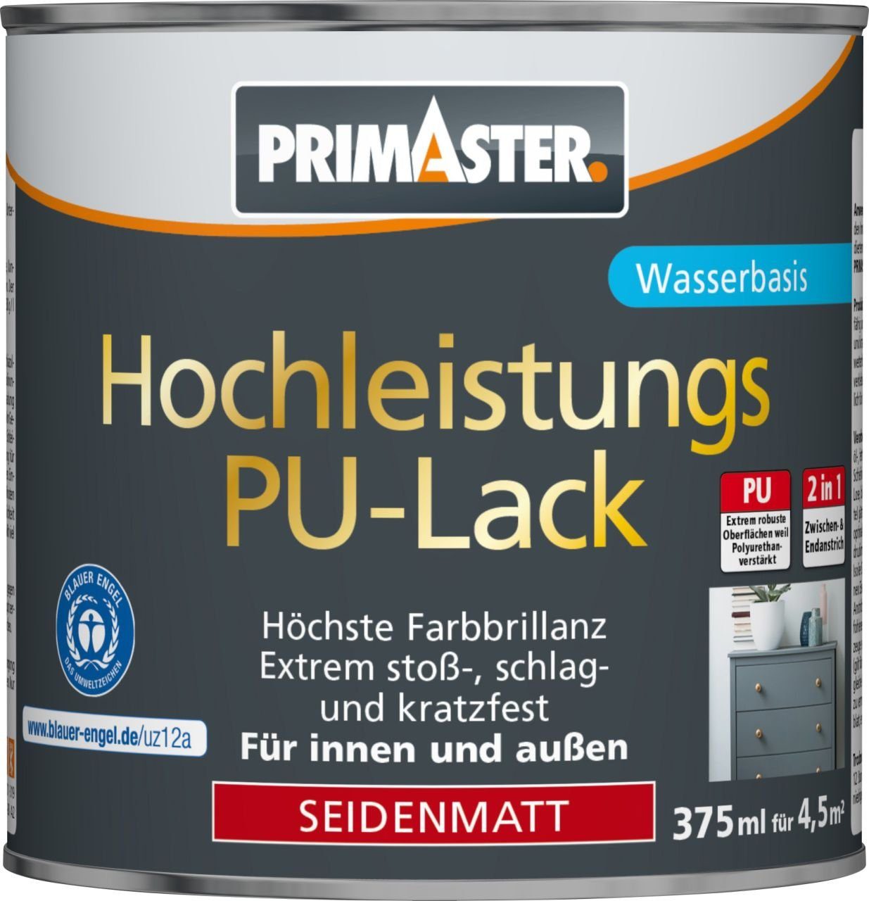 Primaster ml RAL Hochleistungs-PU-Lack 375 Primaster 8017 Acryl-Buntlack