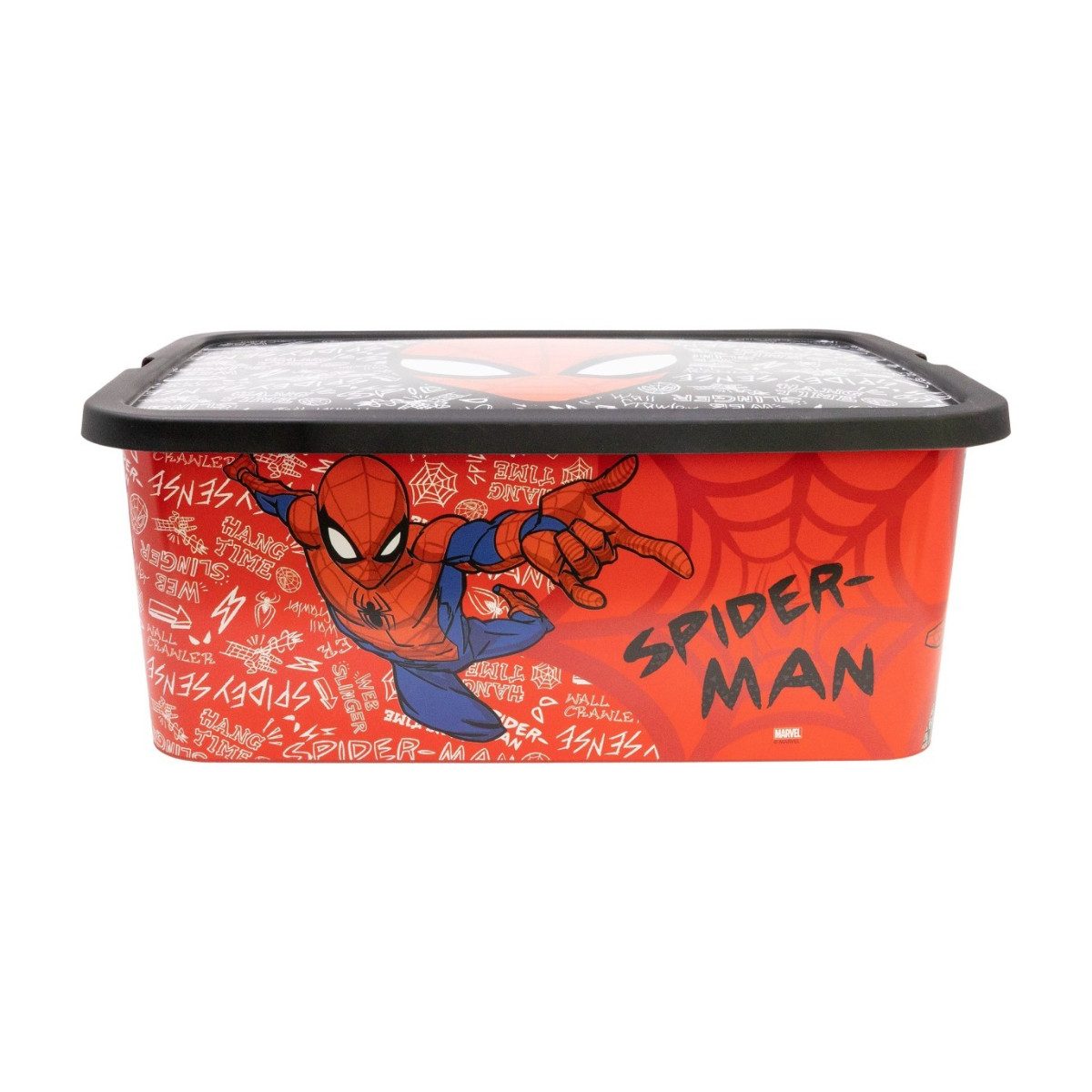 Spiderman Aufbewahrungsbox 13 l Kinderzimmer Box für Spielzeug