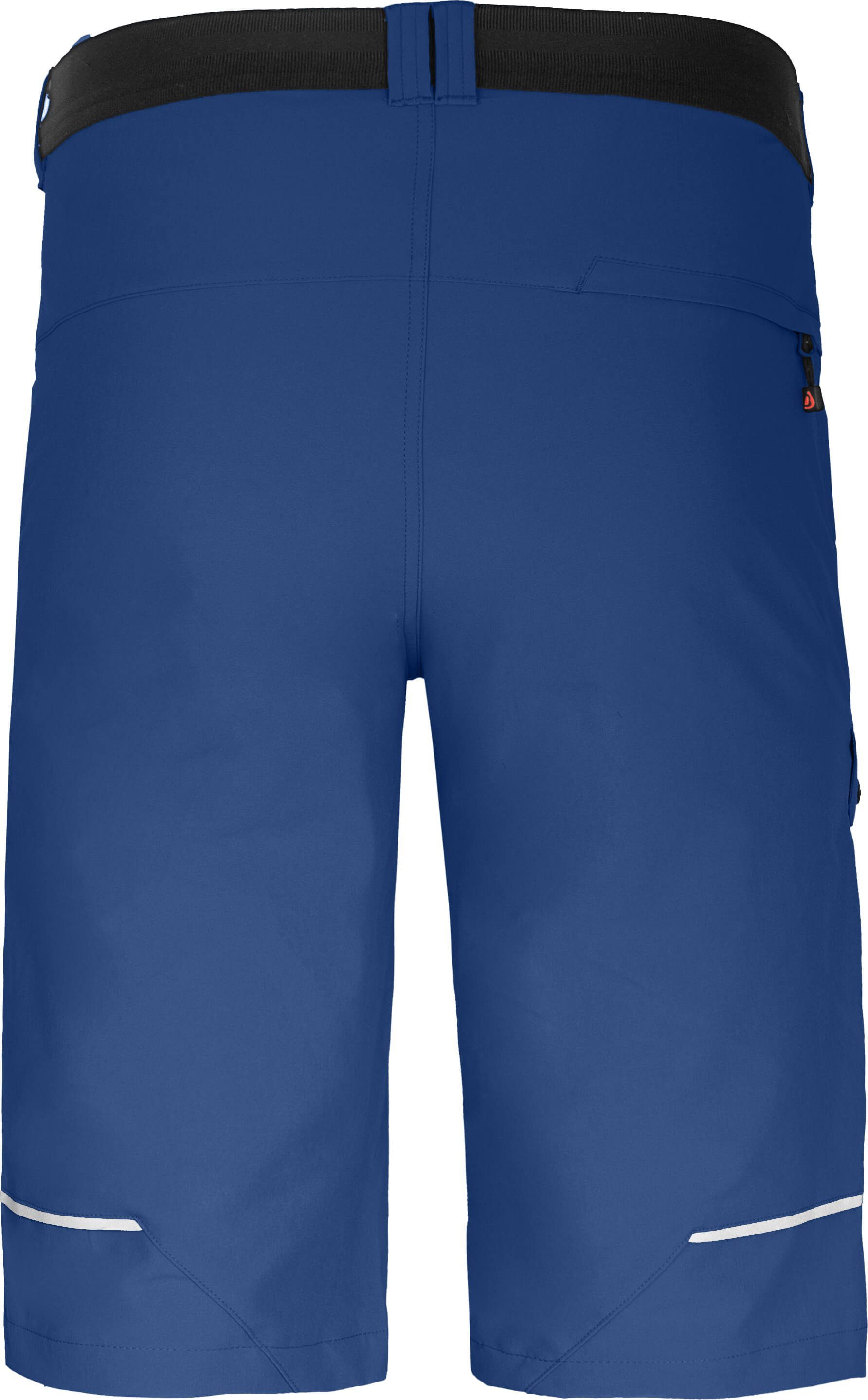 Outdoorhose FROSLEV Taschen, Herren 8 blau COMFORT elastisch, Bergson Bermuda Normalgrößen, Wandershorts, recycelt,