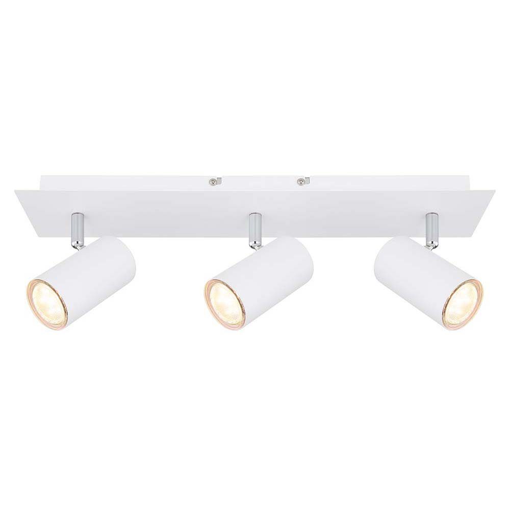 etc-shop LED Deckenspot, Leuchtmittel nicht Spotleiste Wohnzimmerlampe Deckenstrahler 3-flammig Deckenlampe inklusive