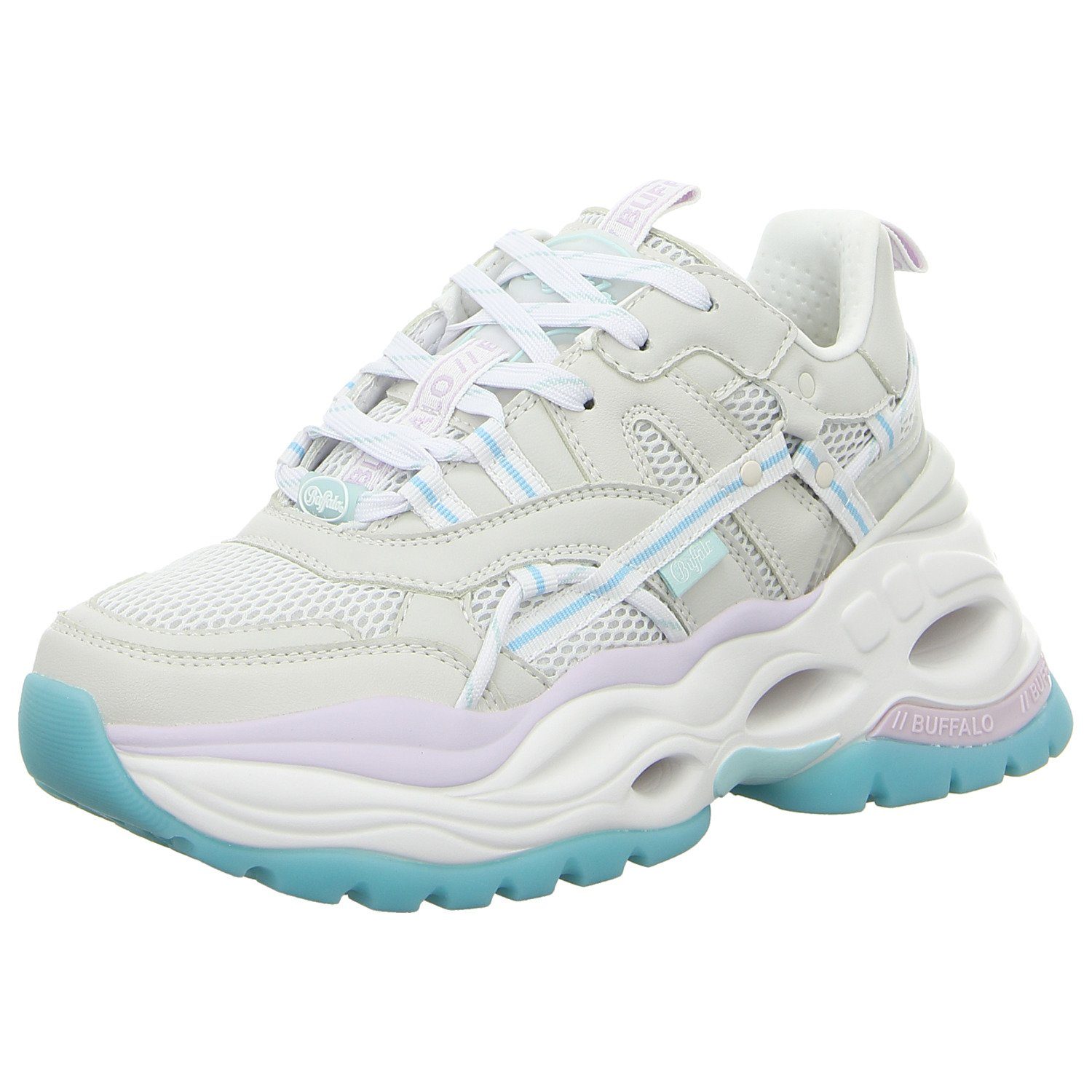 Buffalo Buffalo Damen Sneaker Triplet Hollow pastell Sneaker, pastell multi