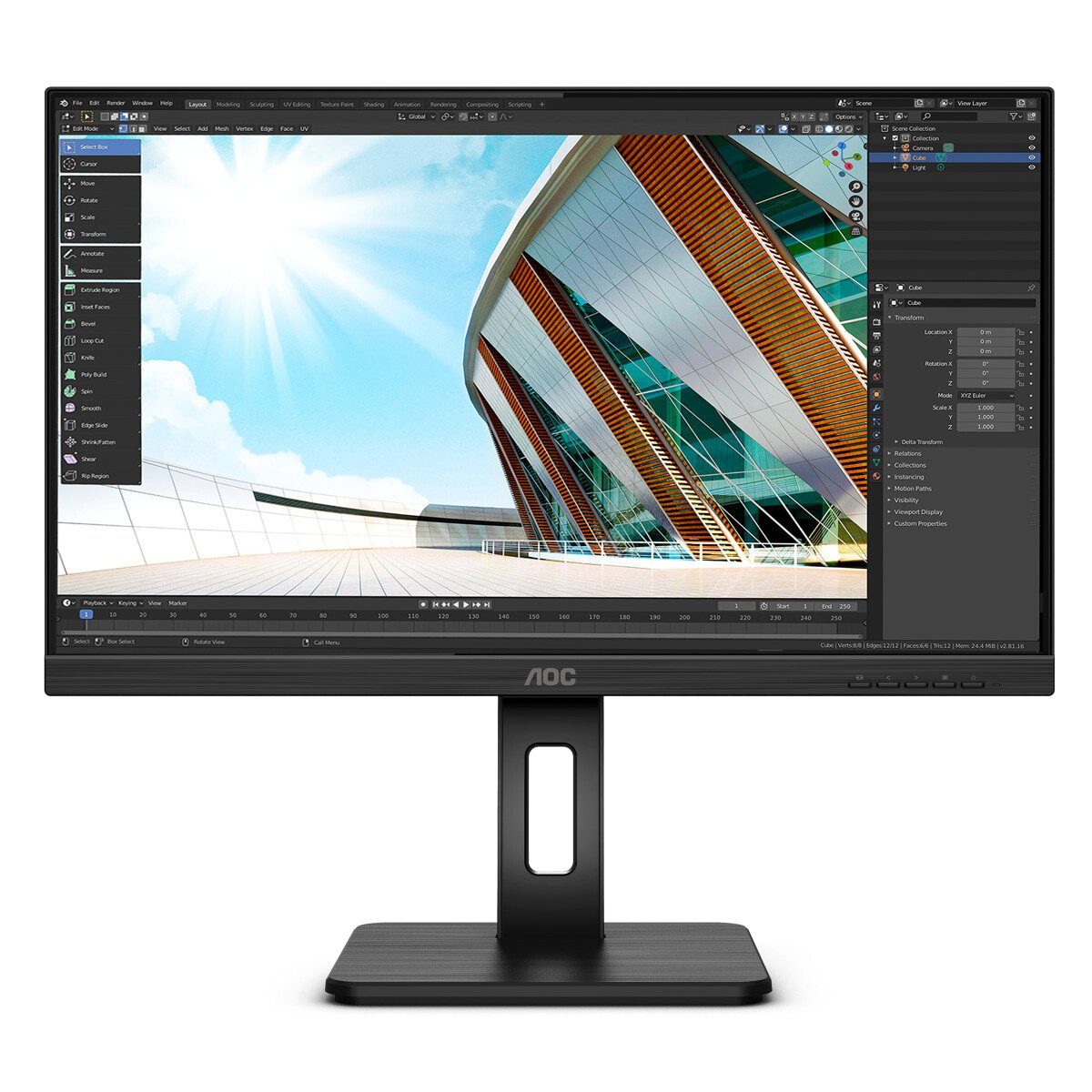 U27P2CA LED-Monitor