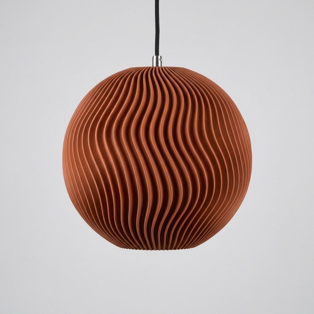 Roomberry Lampenschirm Onda Lampenschirm — Pendelleuchte Kugel, Designer Lampenschirm