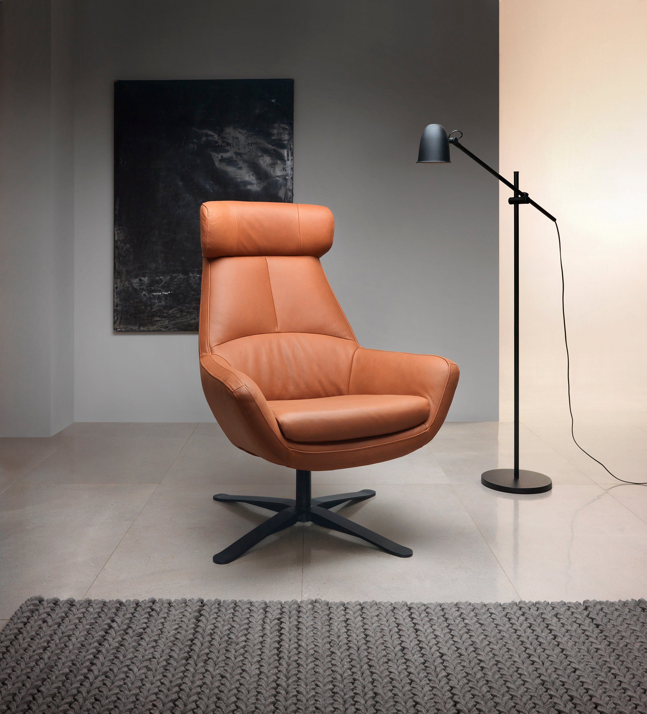 BETYPE Drehsessel Be Organic High Back, Loungesessel, Hochlehnsessel, in el günstig online kaufen