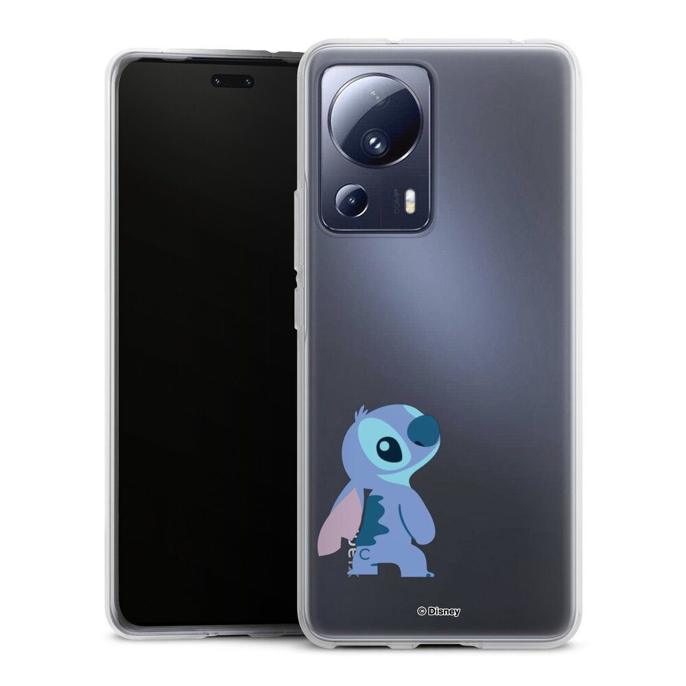 DeinDesign Handyhülle Lilo & Stitch Fanartikel Disney Stitch Smiling, Xiaomi 13 Lite Silikon Hülle Bumper Case Handy Schutzhülle