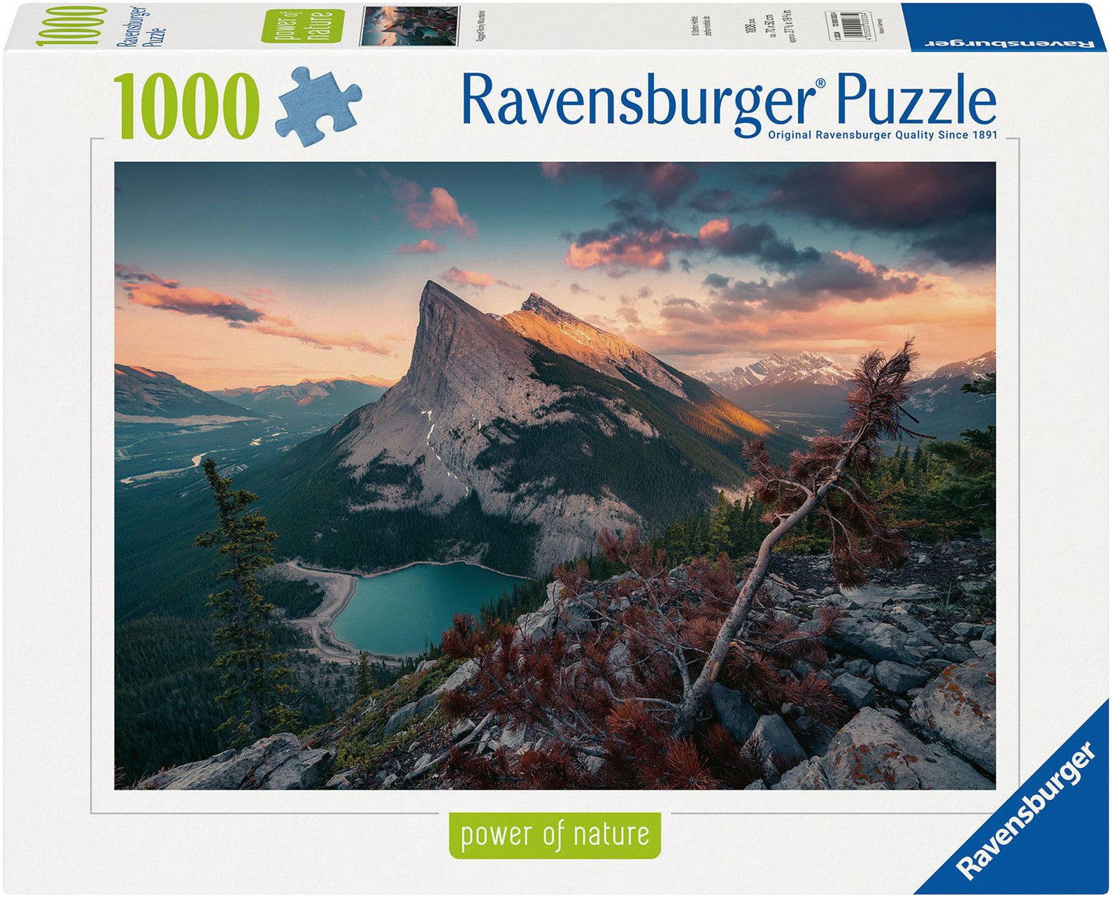 Ravensburger Puzzle power of nature, Abends in den Rocky Mountains, 1000 Pu günstig online kaufen