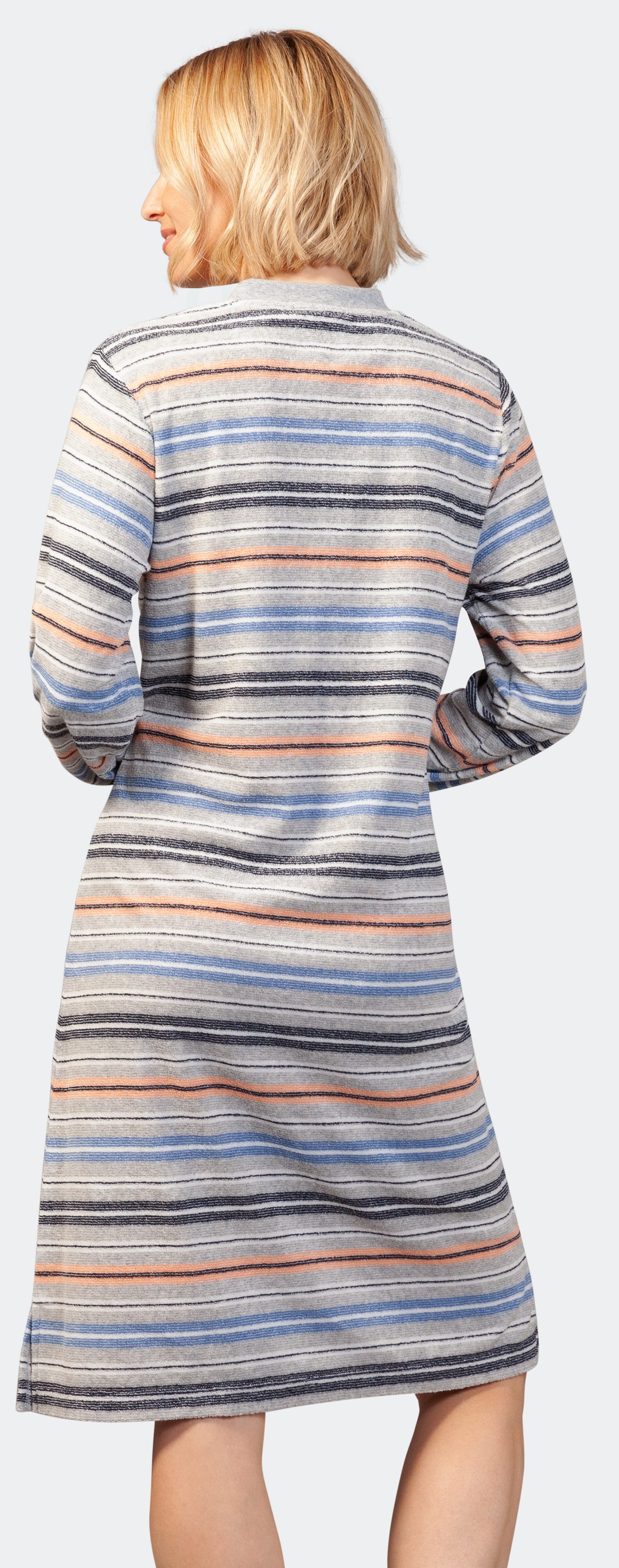 Hajo Nachthemd Damen Frottee Schlafshirt (1-tlg) kuschelige Qualität
