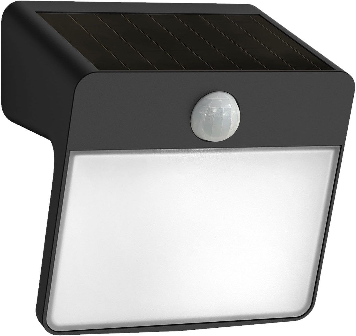 Philips Hue LED Außen-Wandleuchte Outdoor Solar Yarixa Wandleuchte mit Sensor, LED fest integriert