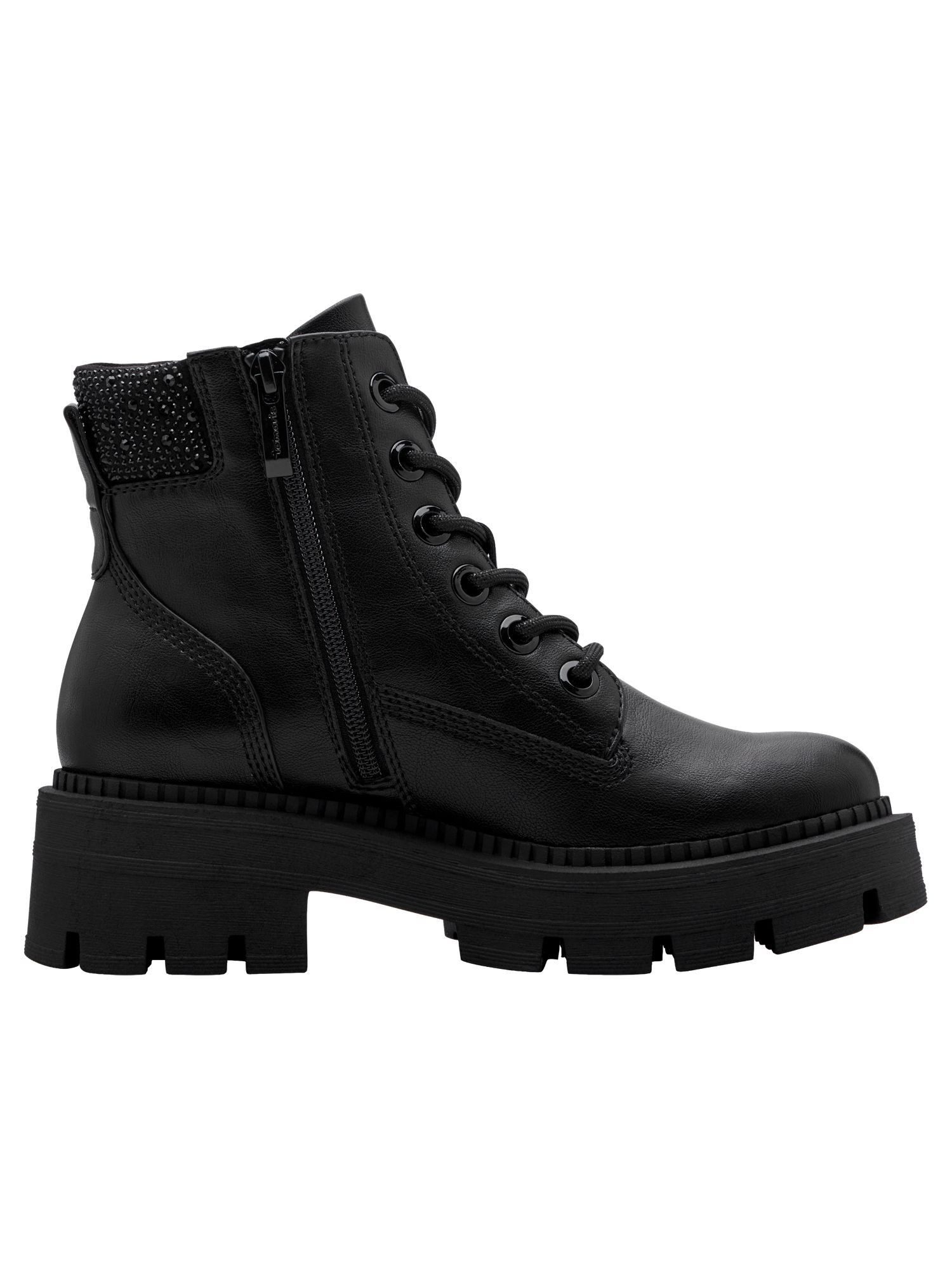Tamaris TOUCH-IT mit Reißverschluss kein Absatz 1-25921-45 Schnürstiefelette TOUCH-IT – Bild 3 von 5
