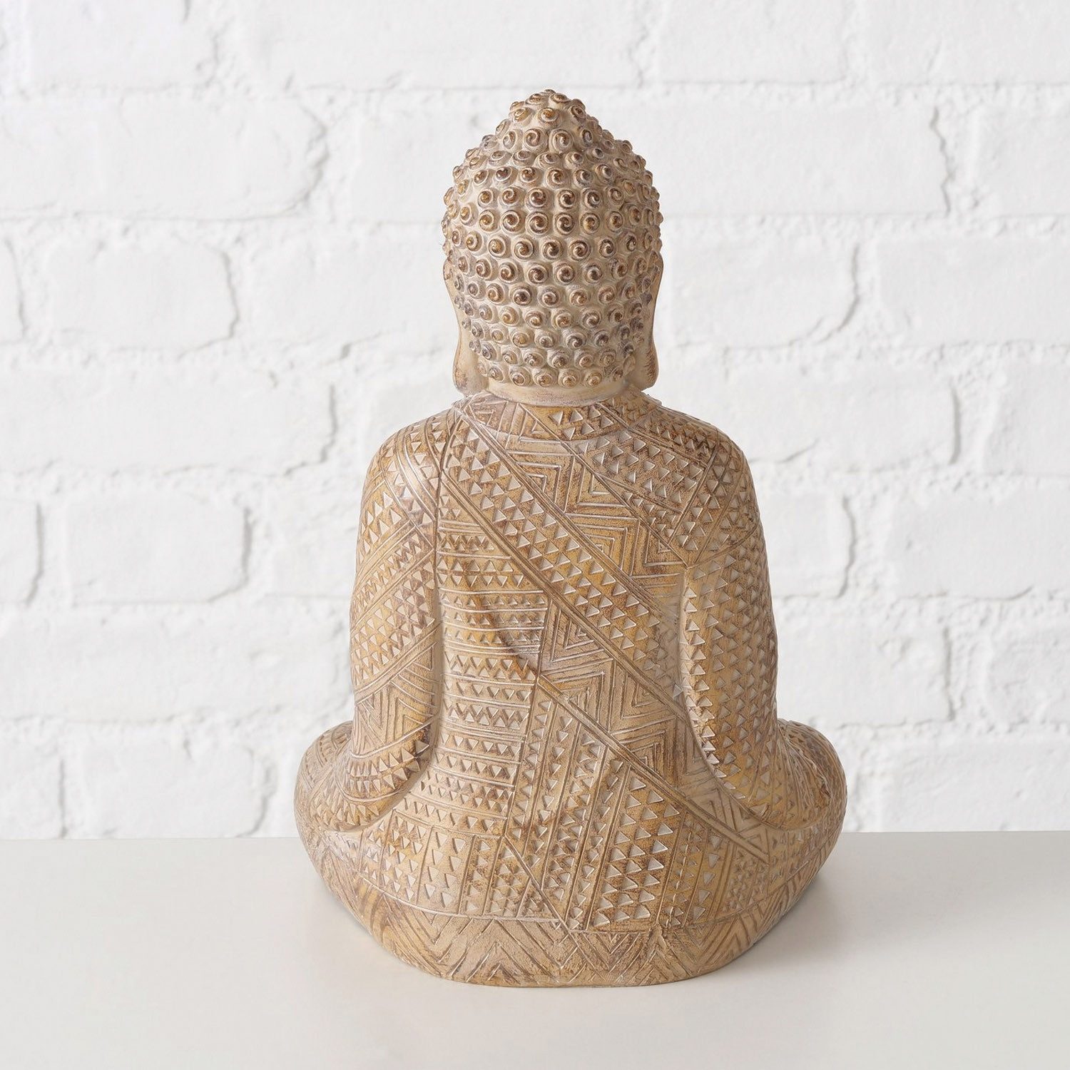 BOLTZE GRUPPE GmbH Buddhafigur LEGOLAS, H 30 cm, Braun, Kunstharz