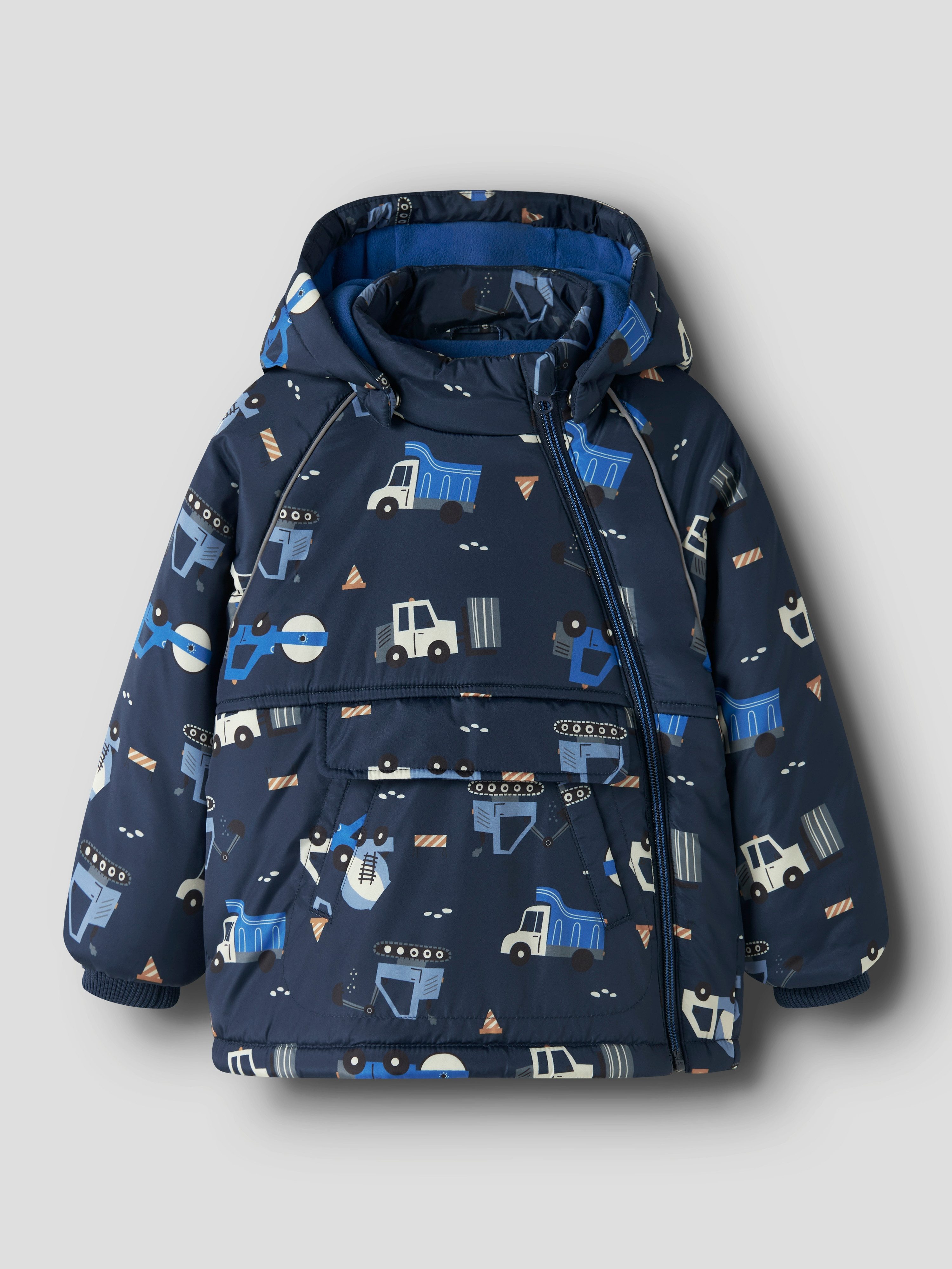 Name It Outdoorjacke NMMMICCO JACKET AOP2 Kunstfaser, regular fit