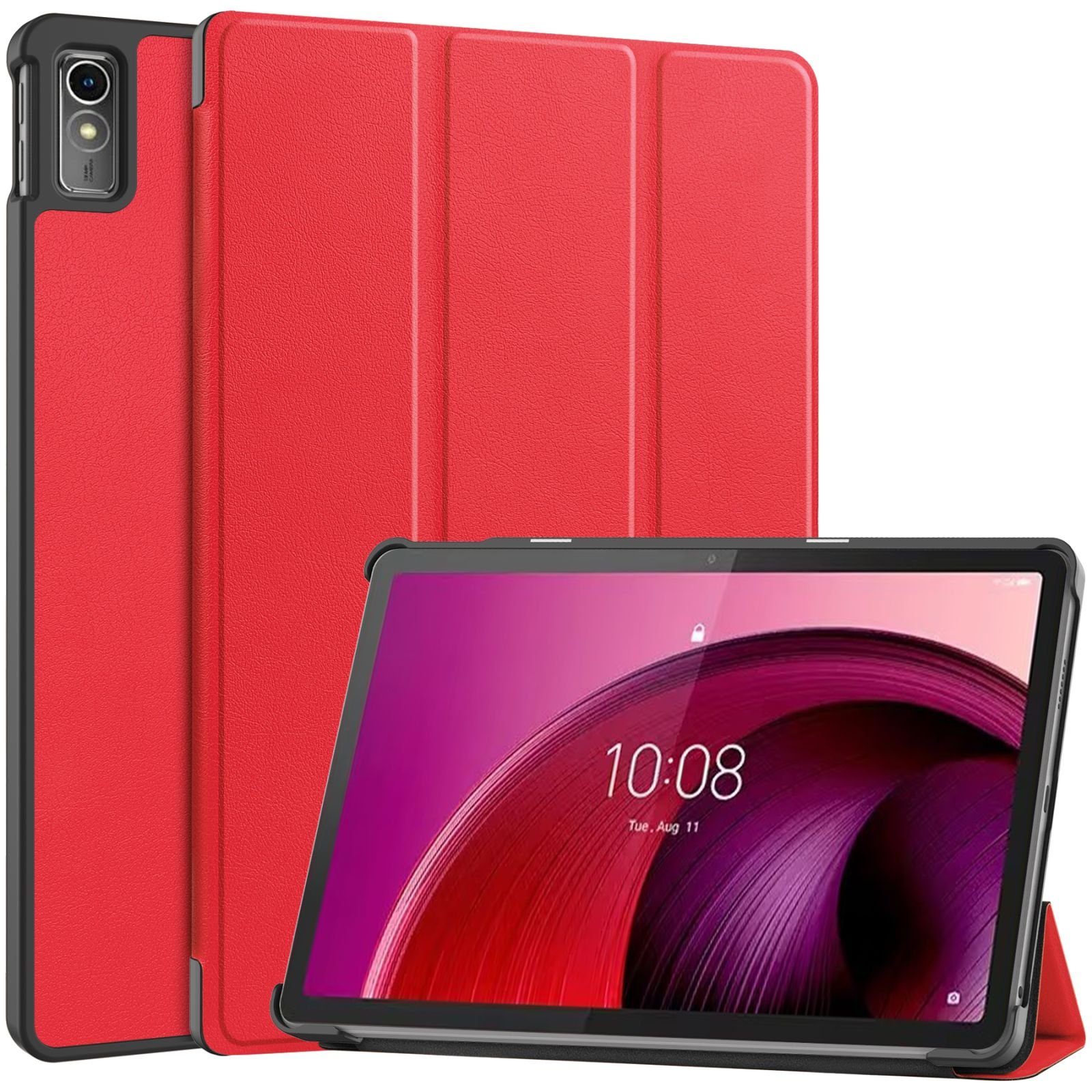 Lobwerk Tablet-Hülle Schutzhülle für Lenovo Tab M10 5G TB-360ZU 2023 10.6 Zoll, Wake & Sleep Funktion, Sturzdämpfung, Aufstellfunktion